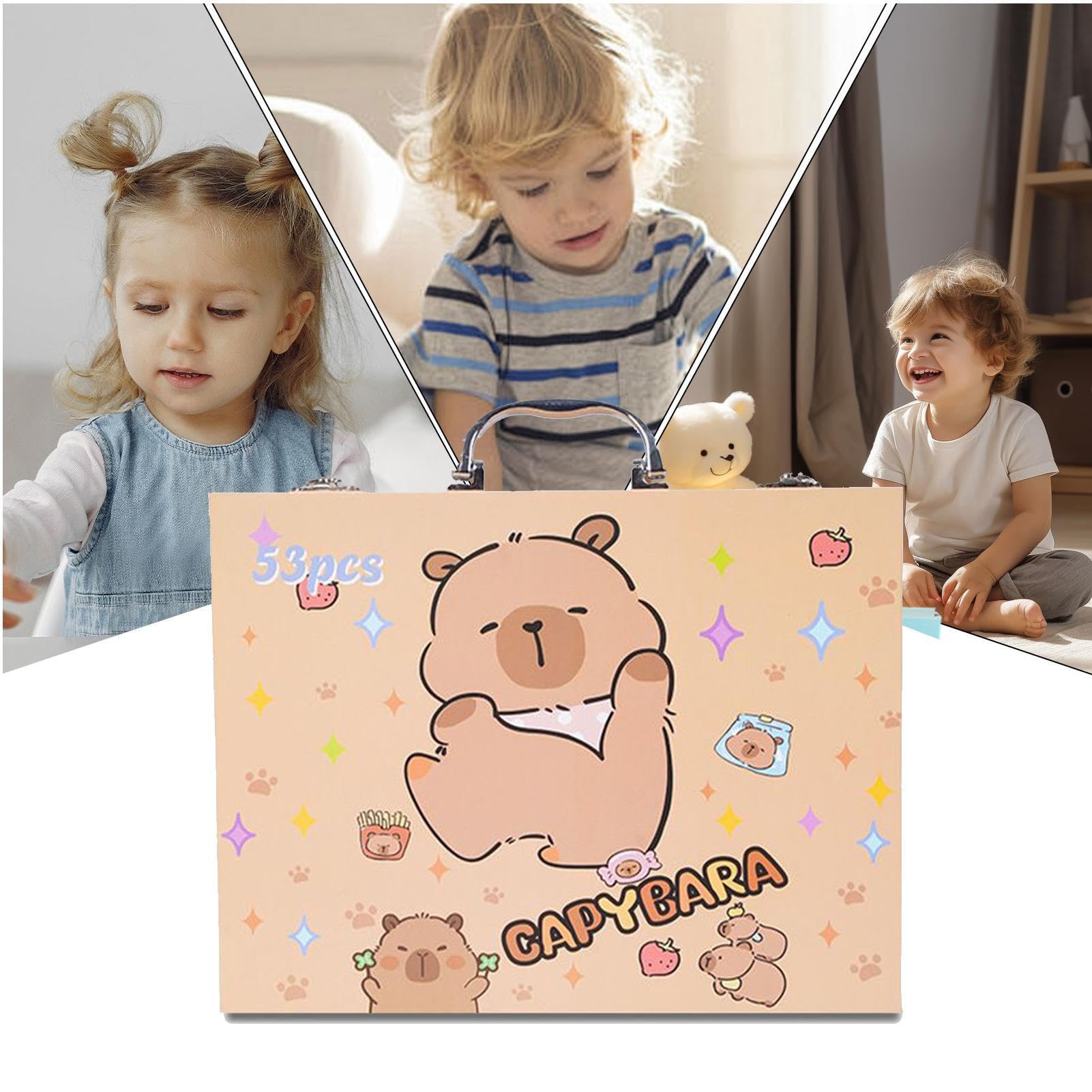 Set Di Penne Per Disegno, Kit Artistico con Pastelli a Olio e Pennarelli per Bambini, Colori Vivaci, Materiale Didattico Creativo per Lezioni d'Arte, Scuola, Viaggi e