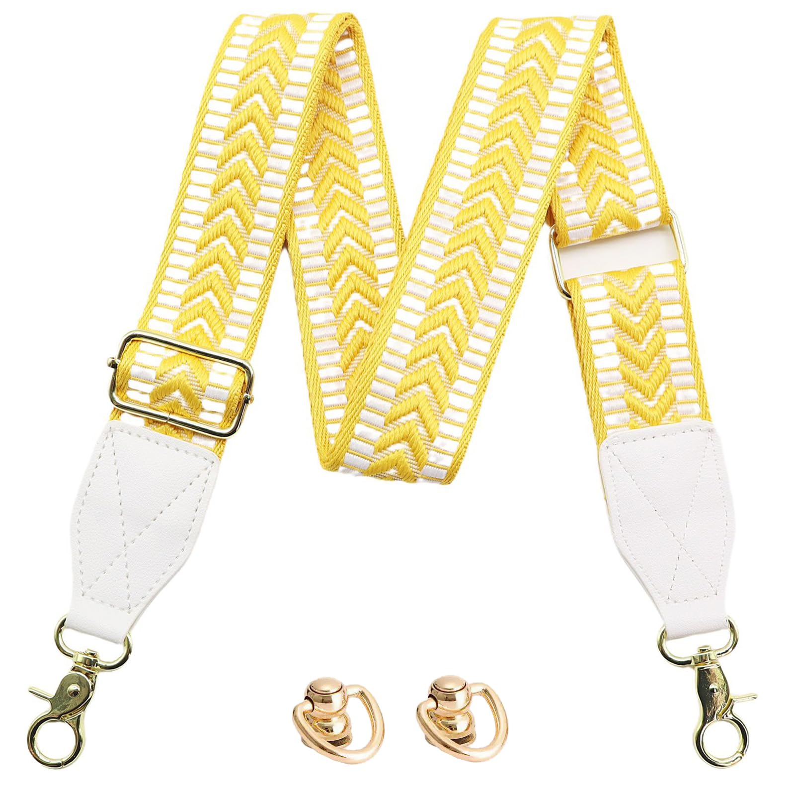 LEMEDE Purse Strap Replacement Crossbody 1.5" Wide Shoulder Strap Adjustable Straps Handbag Strap Replacement Belts