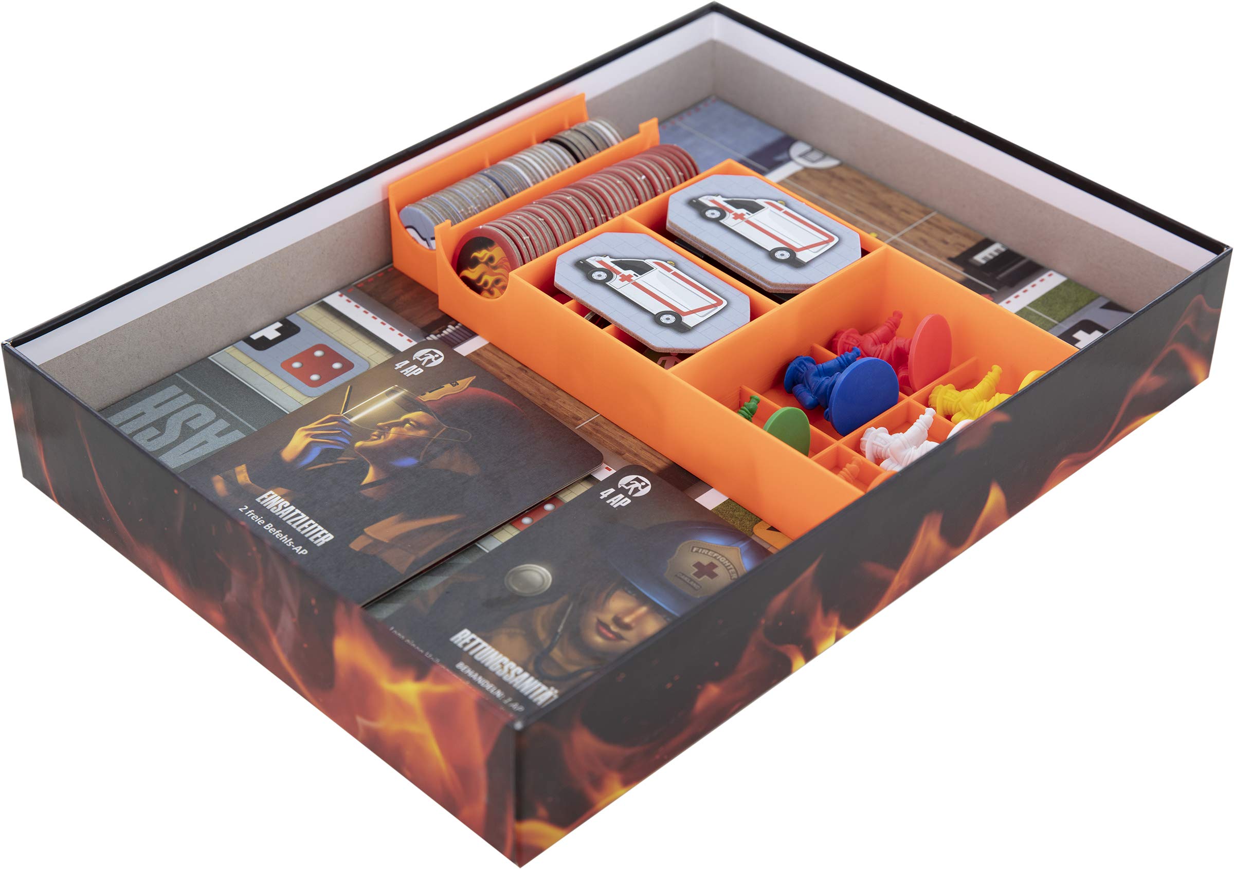 Feldherr Organizer Compatible with Flash Point: Fire Rescue - Board Game Box