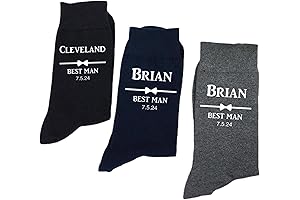 Personalized Groomsmen Wedding Socks: A Memorable Way to Celebrate
