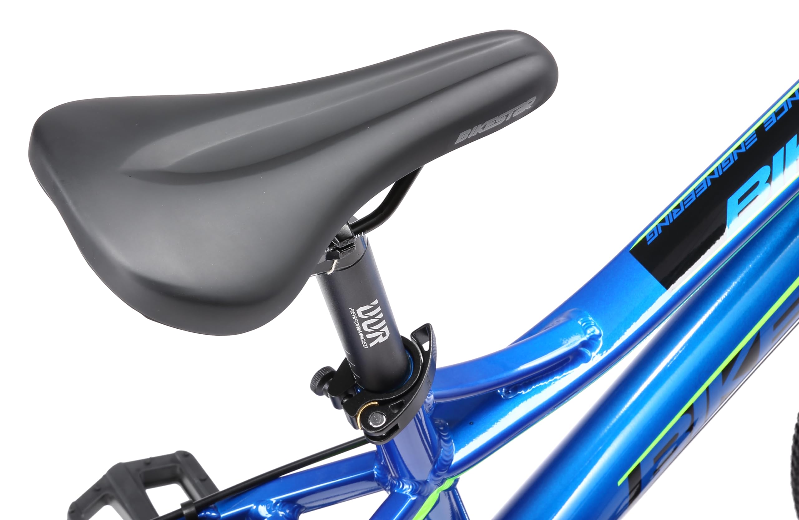 BIKESTAR Bicicleta de montaña de Aluminio Bicicleta Juvenil 20 Pulgadas de 6 a 9 años | Cambio Shimano de 7 velocidades, Freno de Disco, Horquilla de suspensión | niños Bicicleta