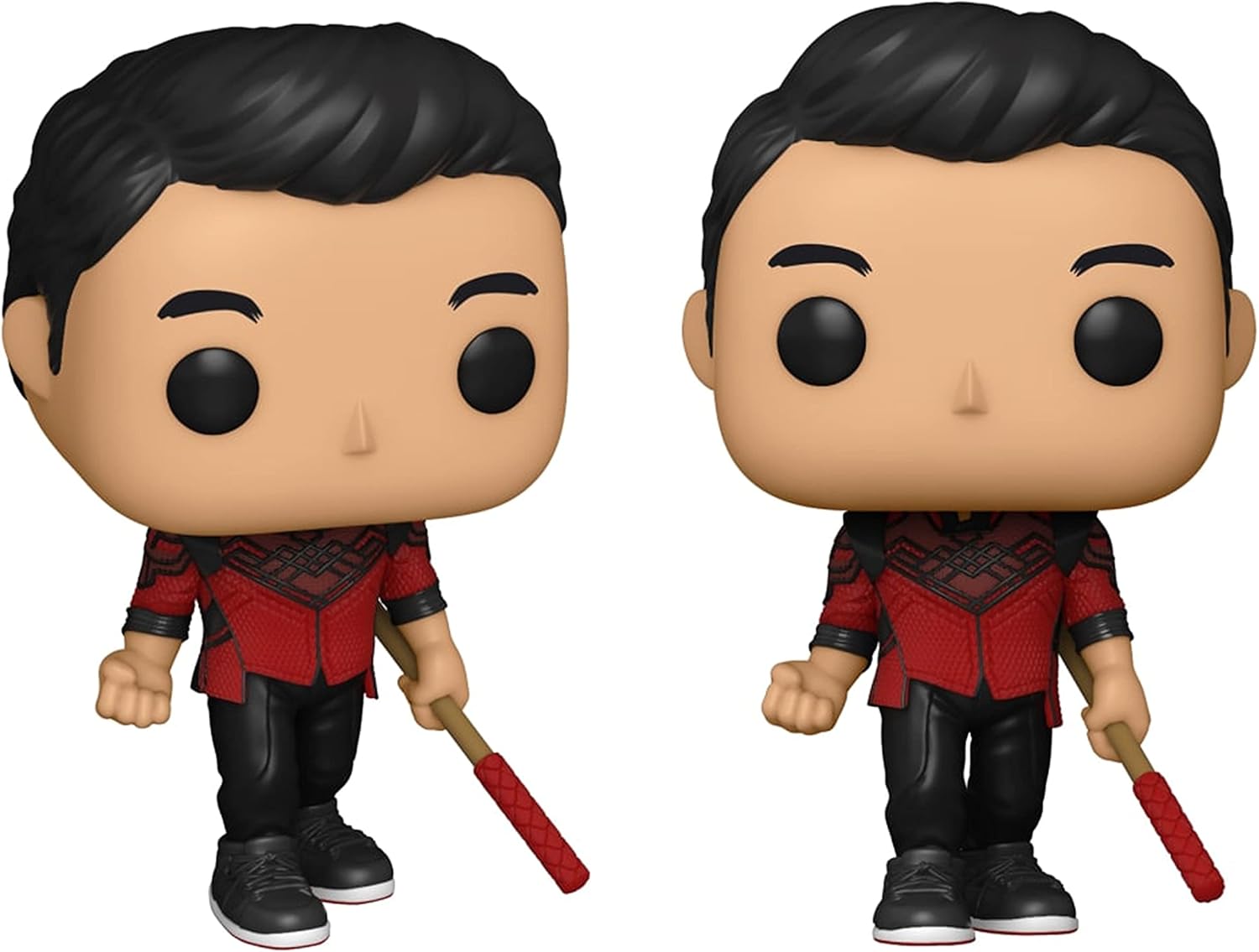 Funko POP! Heroes Marvel Shang-Chi and The Legend of The Ten Rings Collectors Set - Shang-Chi in 2 Styles, Jiang Li, and Katy