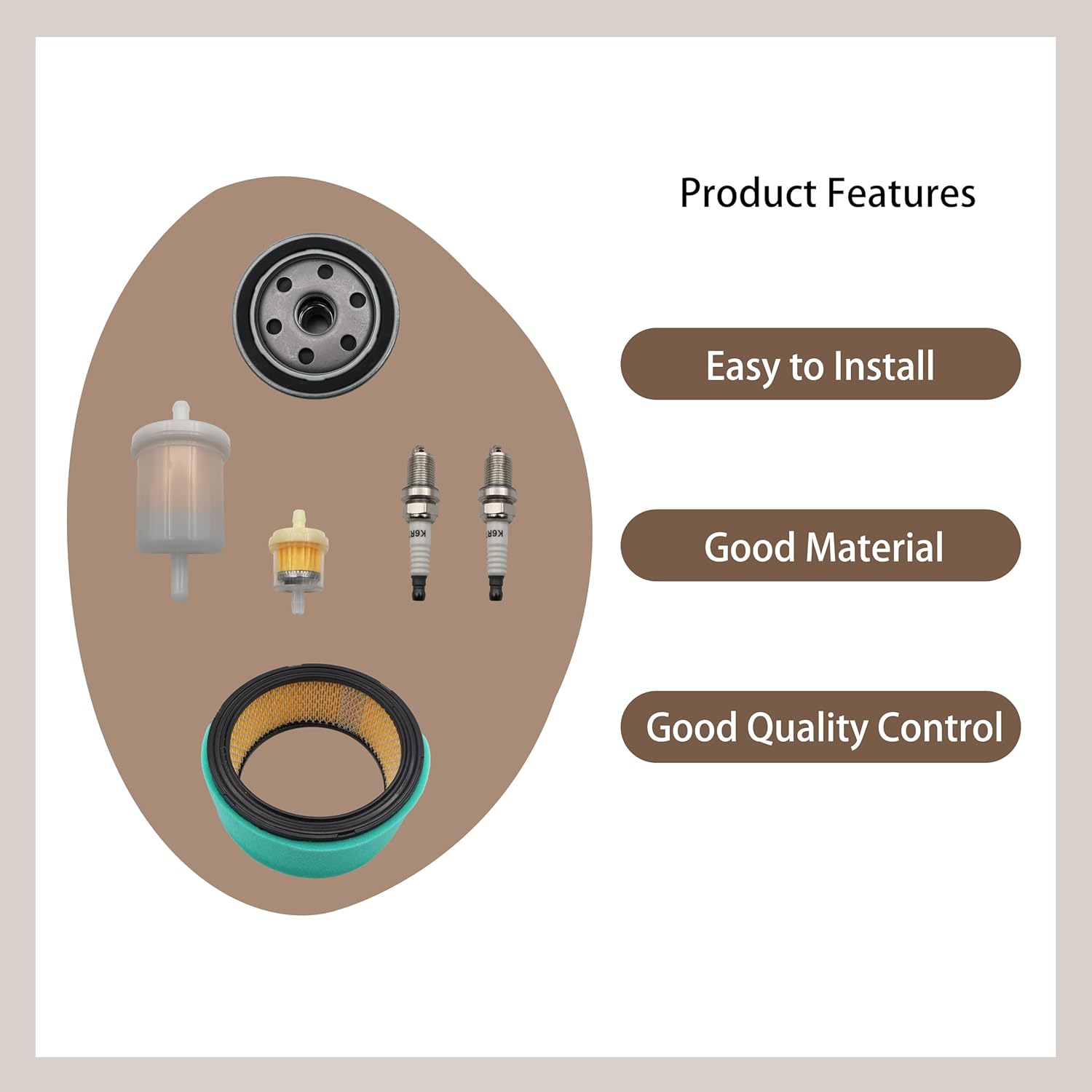 230015 Tune-Up Filter Kit Compatible with Miller Bobcat 225 260 for Trailblazer 325 Engine Driven Welder, Replace 066698 230016 215984 067007 230017