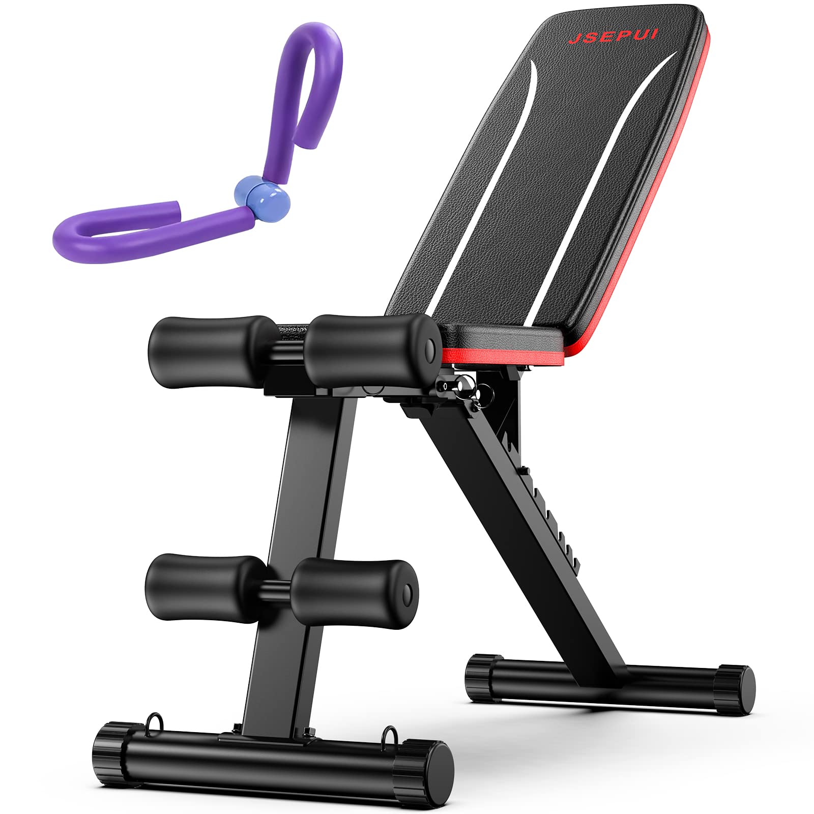 Adjustable Weight Bench,Jsepui Workout Bench Foldable Weight Bench For Bench Press Home Gym