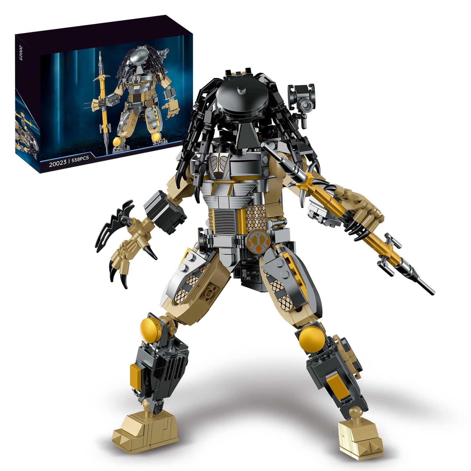 Xenomorph Horror Action Figure Building Kit Compatible with Lego