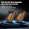 2 Pack Batería 2600mAh EN-EL15c y Cargador PD20W Doble Ranura LED | Carga Completa en 2.5 Horas, Pantalla LED Inteligente y Puerto USB-C. Compatible con Nikon D850, D750, D500, D7500, Z8, Z7II, Z6II, Z5 y Z50. 7