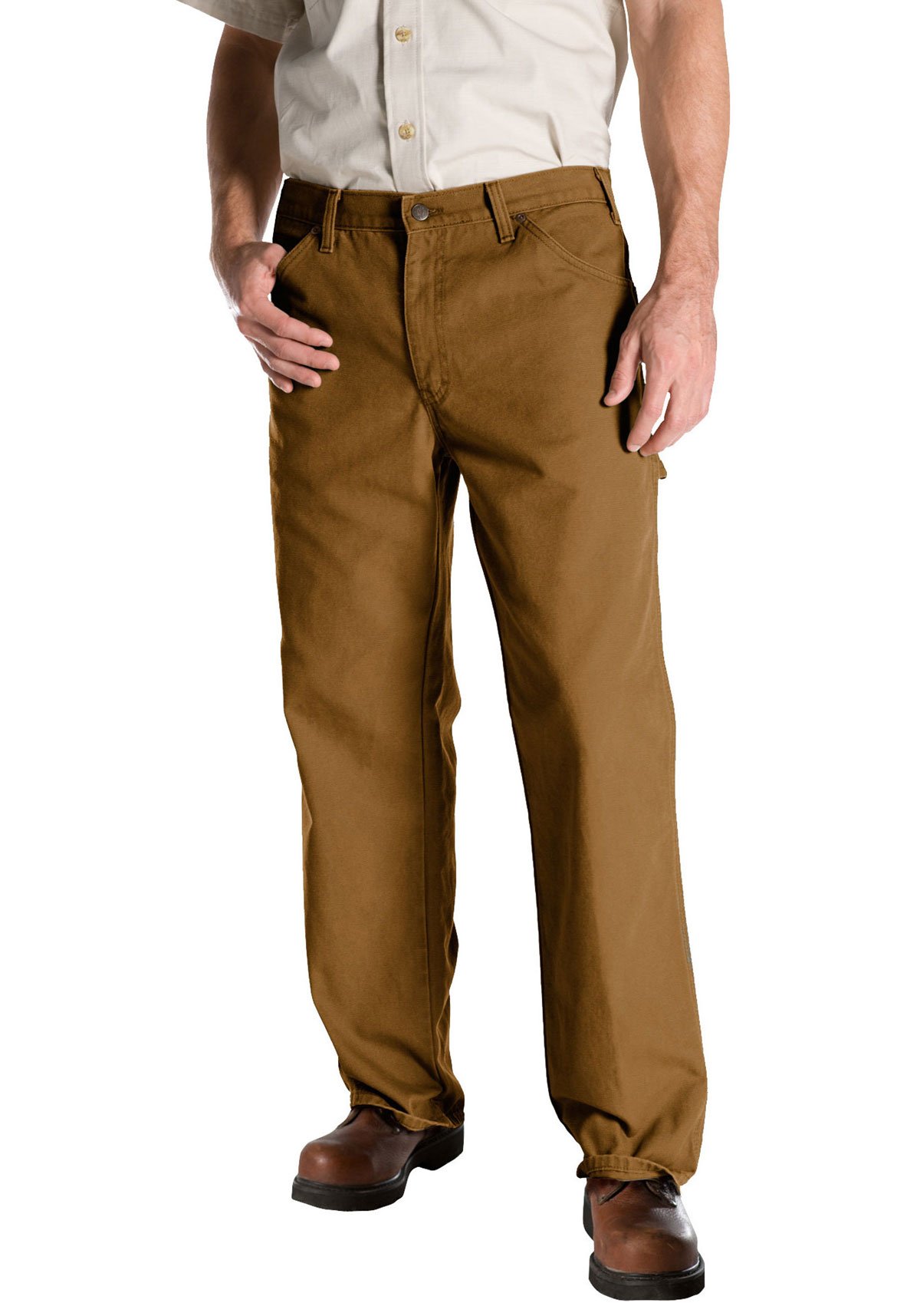 DickiesMen's Relaxed Fit Straight-Leg Duck Carpenter Jean
