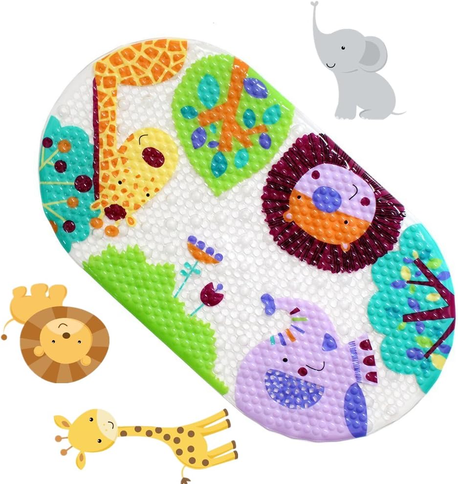 Anlasskids cartoon non-slip mats, mildew-resistant non-slip mats for children. Lion