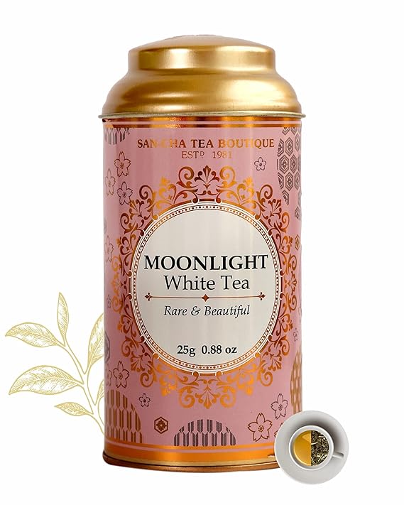 Sancha Tea Boutique, Moonlight White Tea, Pure Tea Buds, Silver Needles