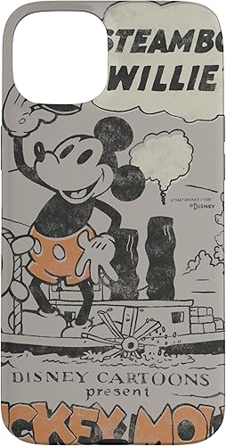 Miniatura 19 de Funda para iPhone 11 Pro Max Disney 100 Mickey Mouse Steamboat Willie Sound Cartoon D100