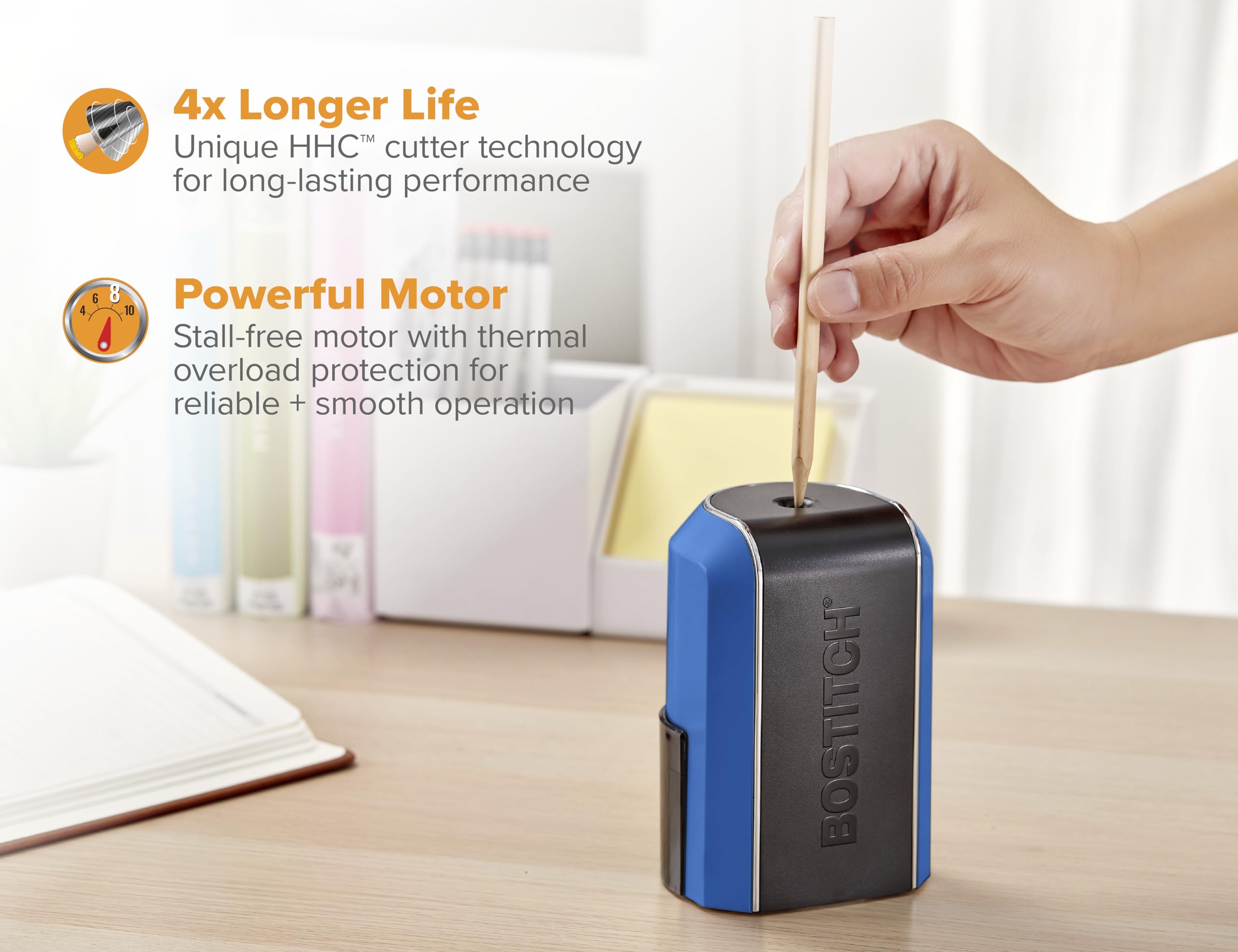 Bostitch vertical batterie taille-crayons Électrique bleu