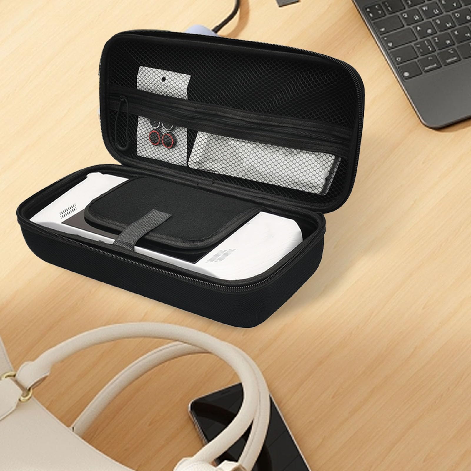 Acouto Custodia da Trasporto per Console Portatile Custodia Rigida Antiurto Impermeabile Protettiva da Viaggio in EVA per Console per Guscio Robusto ROG ALLY Resistente Agli Urti ALLY HARD Ispessita e