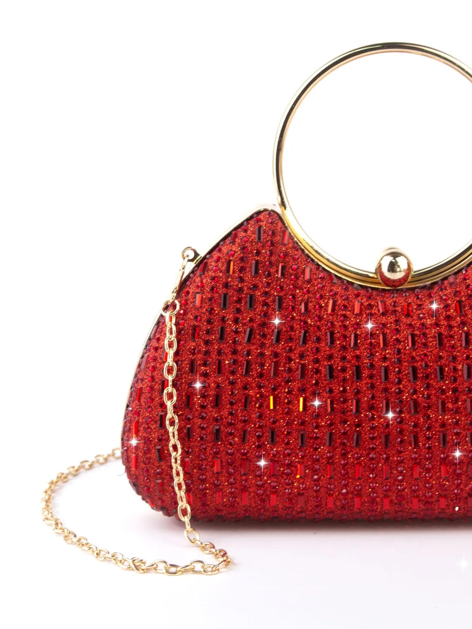 Abendtasche Damen Clutch Handtasche Glänzende Frauen Abend Taschen Frauen Satchels Crossbody-Tasche Urlaub