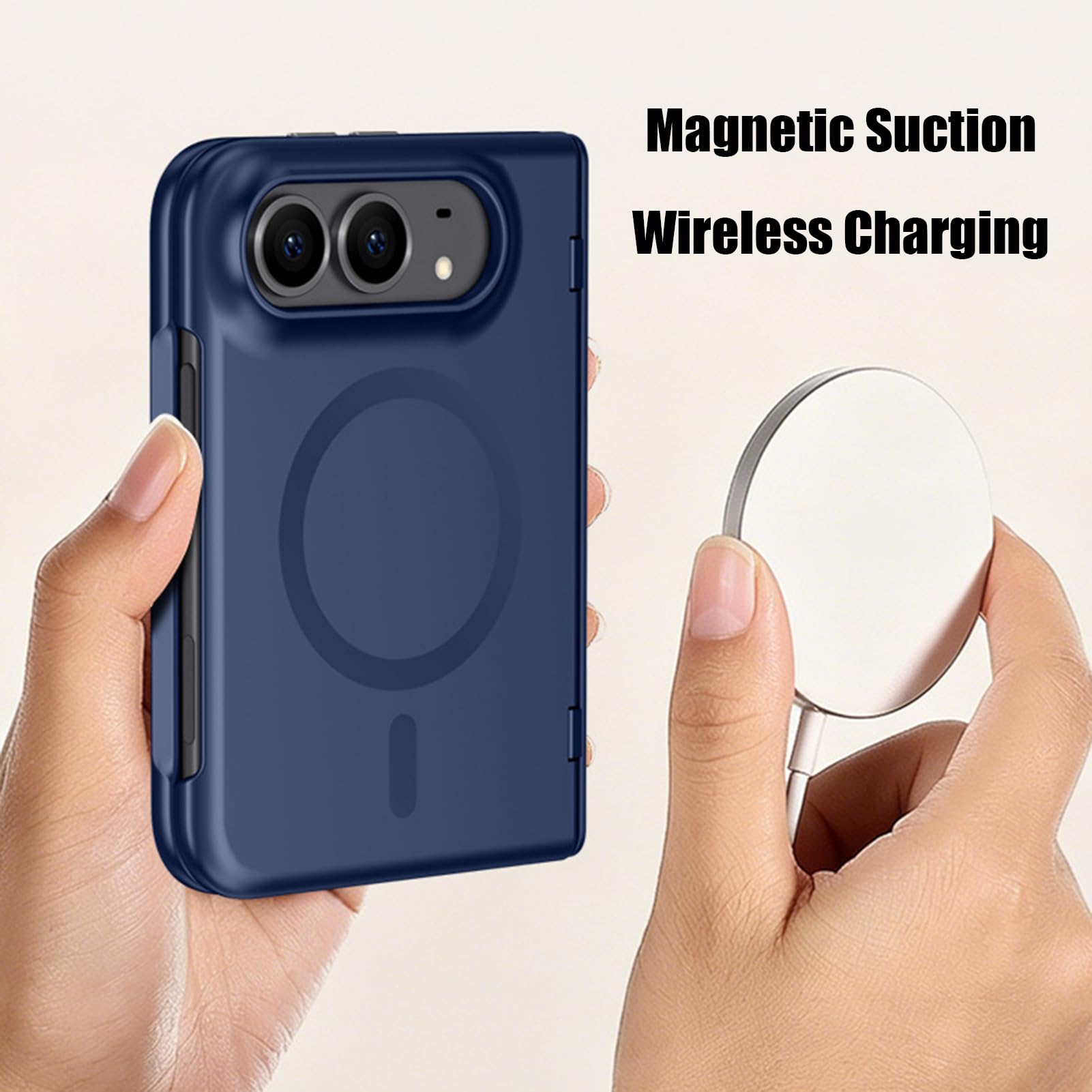 Minimalistyczne etui do iPhone Duo, magnetyczne matowe cienkie tył