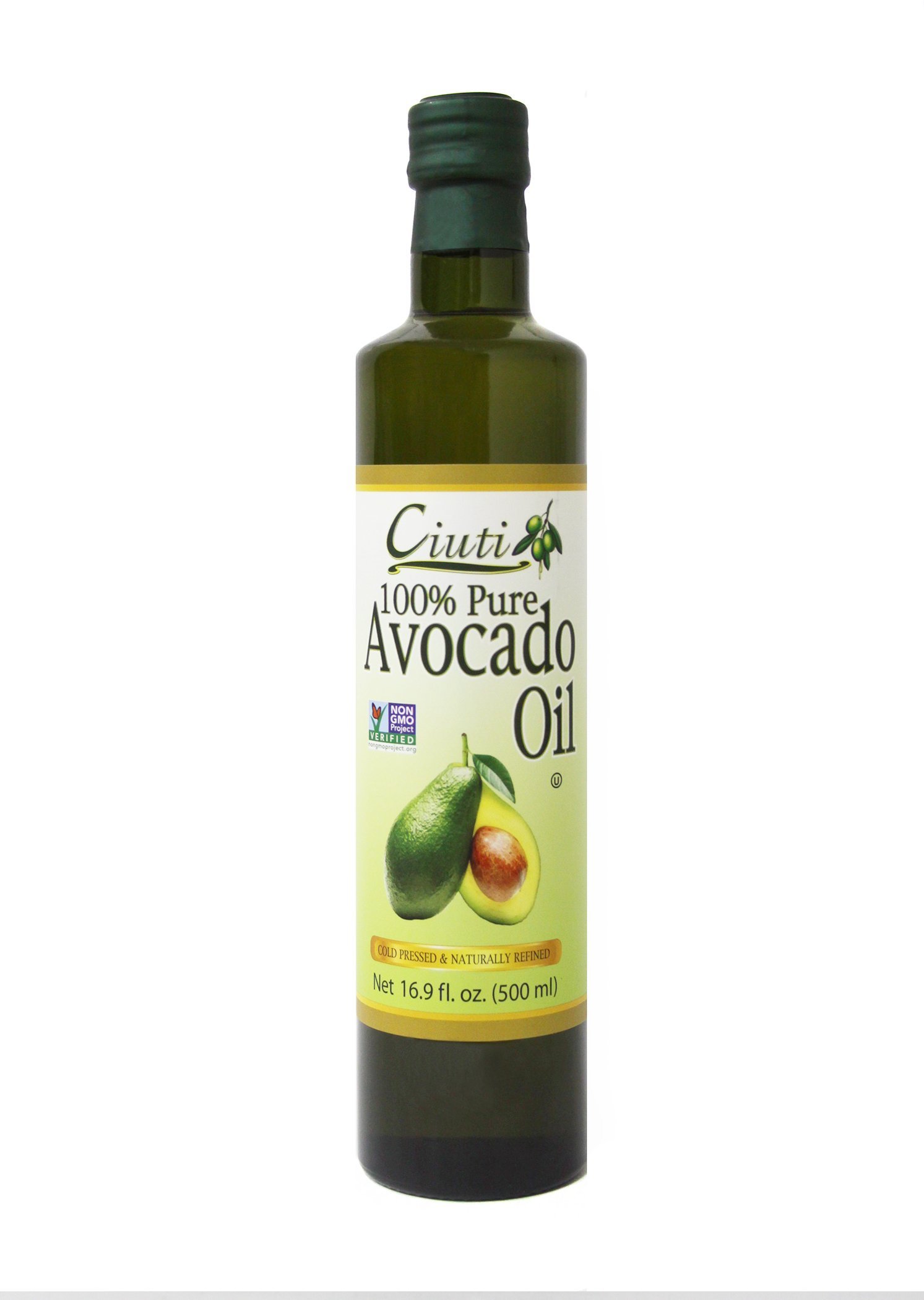 Ciuti 100% Non-GMO Avocado Oil, 500 mL/16.9 fl. oz.