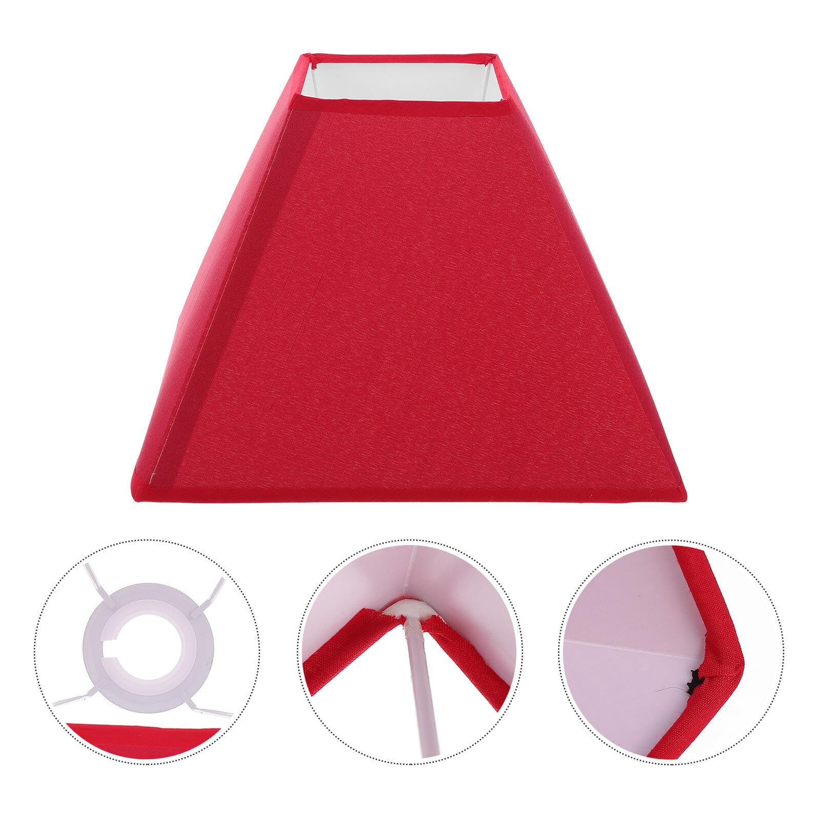 Lampada Rossa, Copertura Delicata per Parete e Soffitto | Stile Semplice, per Camera da Letto e Stanza, Diffusione Decorativa della Luce, Non Facile da Sbiadire