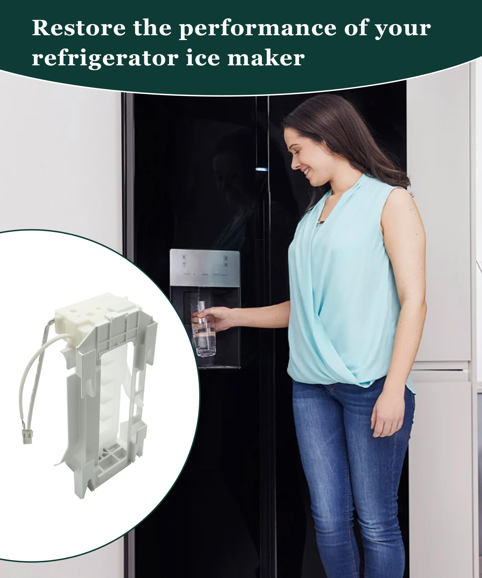 243297613 243297609 - Conjunto de máquina de hielo para refrigerador
