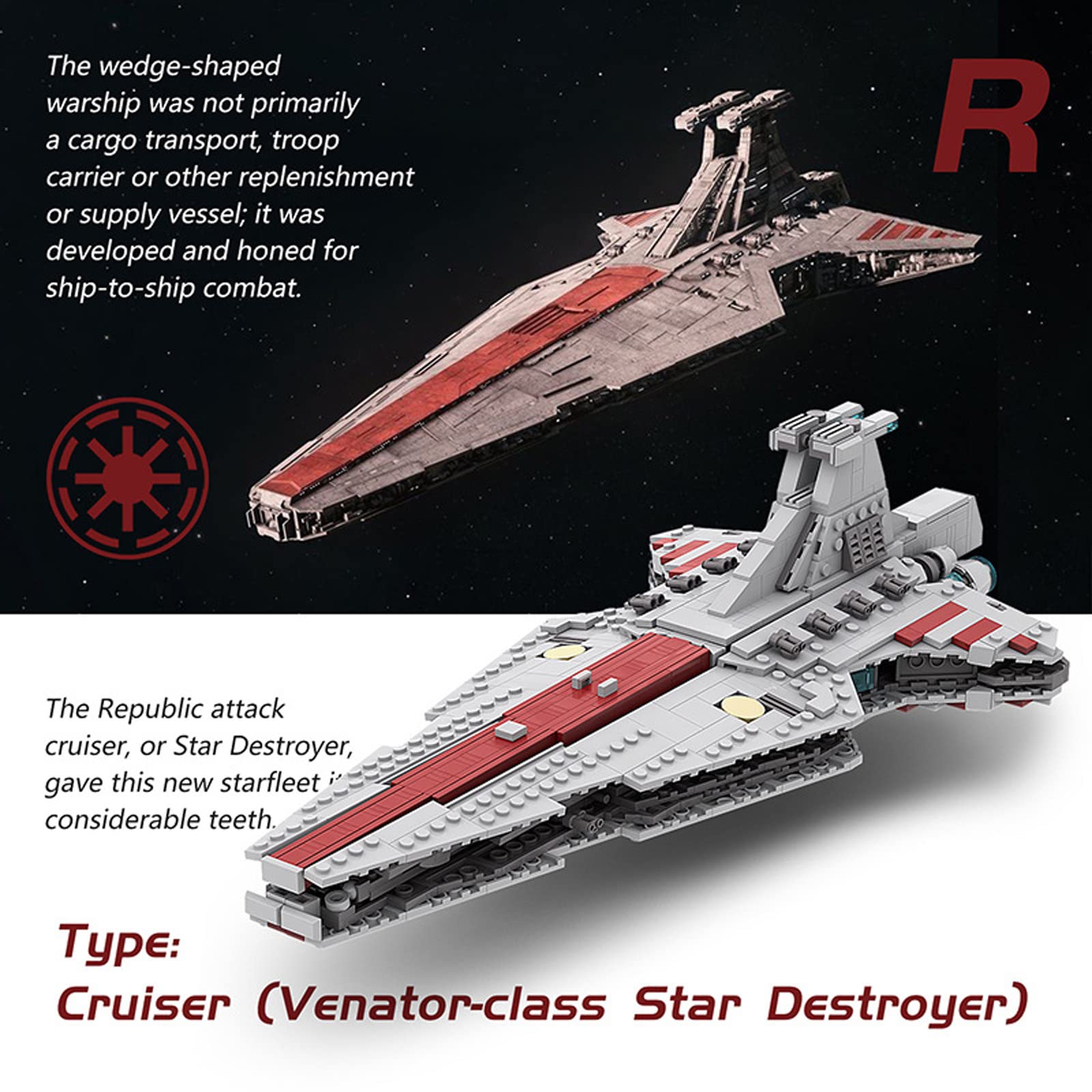 Amazon.co.jp: MOC-37121 リパブリック アタック クルーザー モデル 
