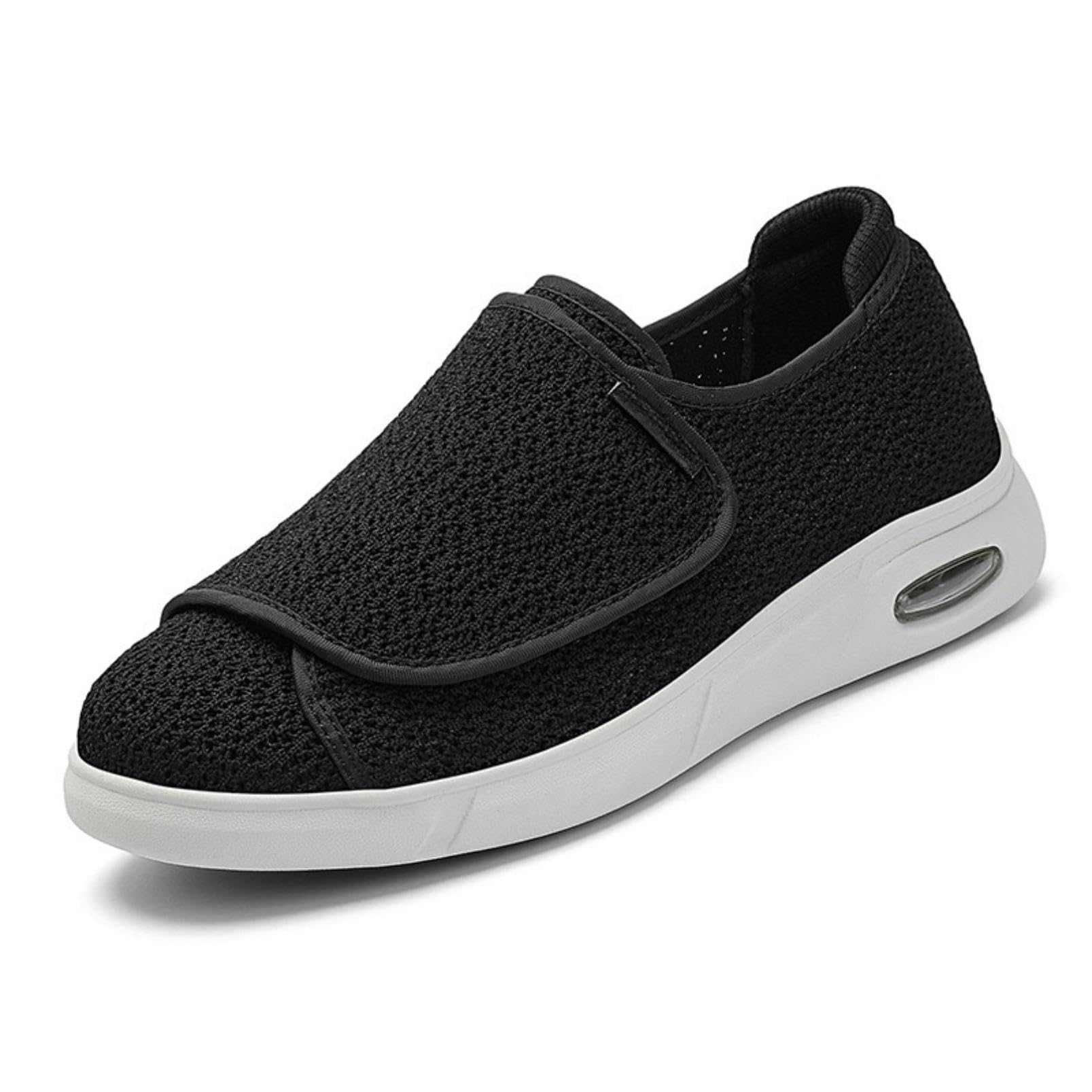 Genérico Zapatos Diabéticos Anchos Apertura Total Ajustables Malla Air Cushion