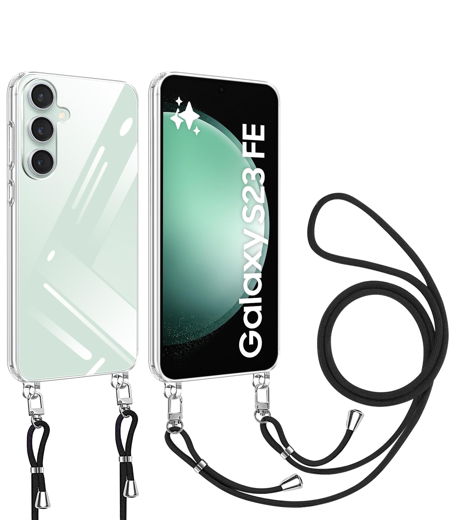 Amazon.co.jp: Galaxy S23 FE 用 ケース クリア ショルダー Galaxy s23 