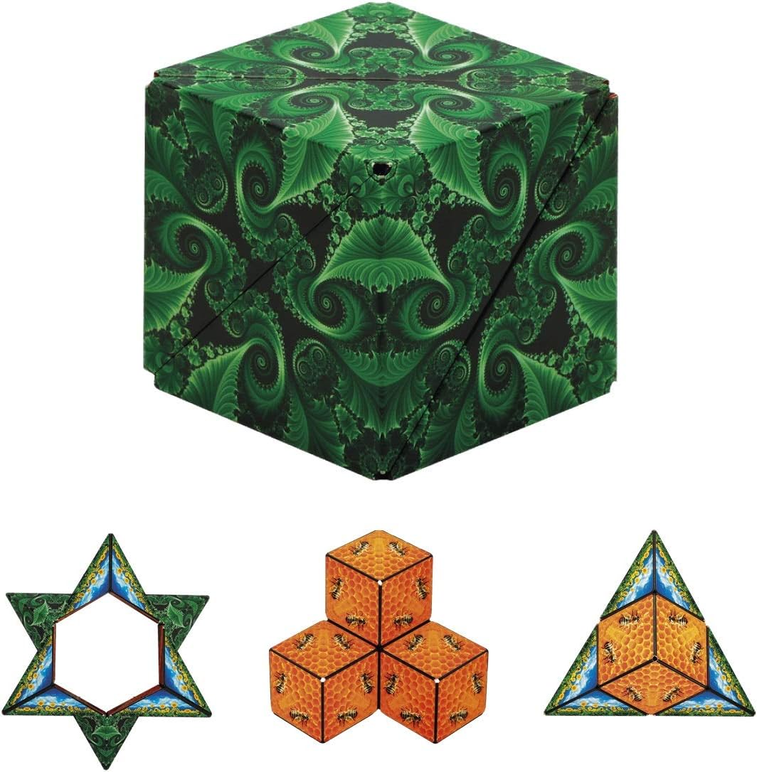 GeoBender3D Magnetic Cube 1 x Bees with more than 104 variationss - Anti-Stress Puzzles for Kids - Magic Mind Game for employment & relaxation - Brain-Teaser Magnet Toy for Children & Adults