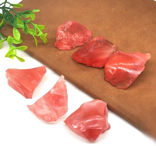 Miniatura 6 de Cristales naturales, cuarzo cereza, piedras de grava pulidas a granel, varita de punta, torre, manualidades, decoración del hogar