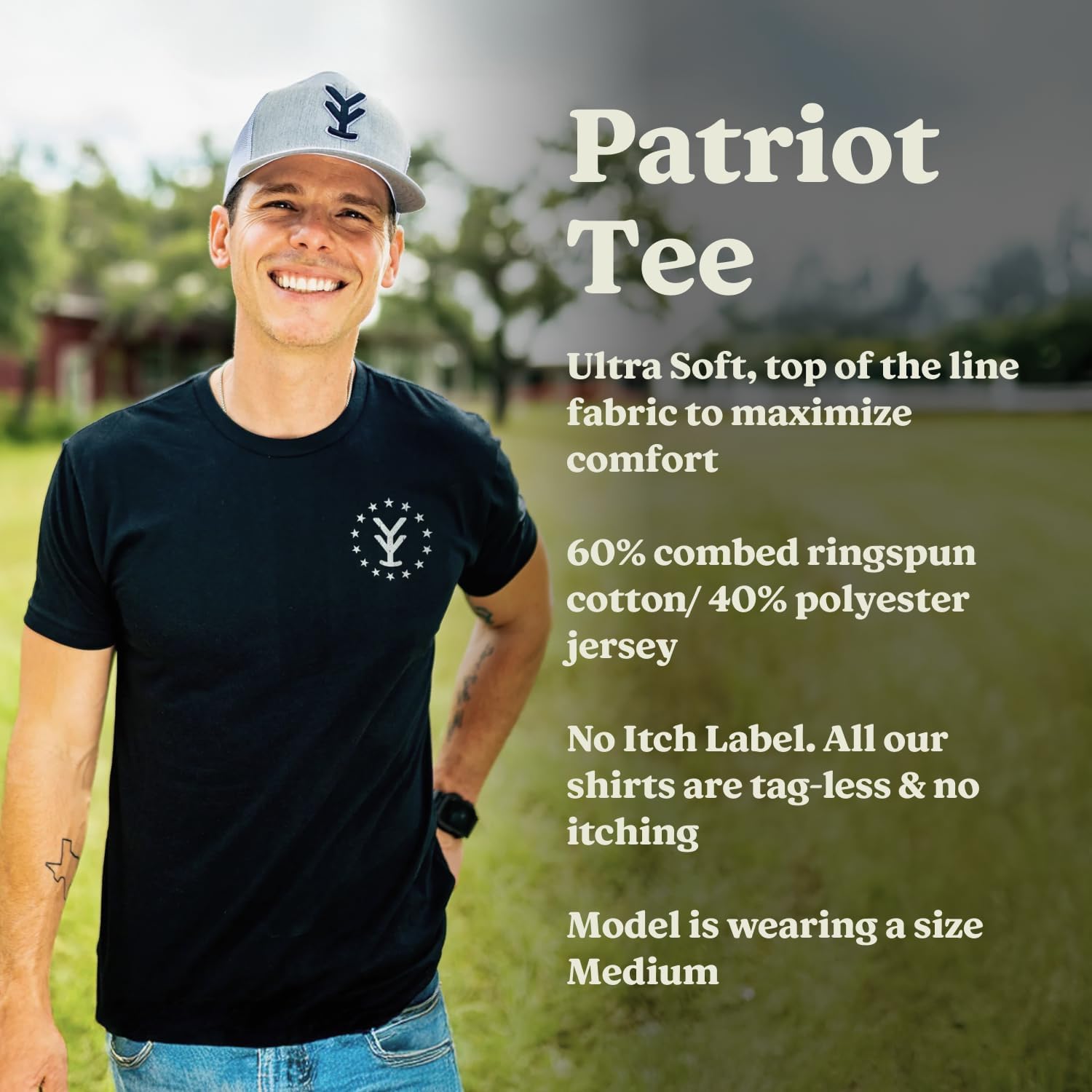 Yee Yee Apparel Flag Graphic Tee Shirt – Men’s Graphic Tees and Short Sleeve Shirts with American Flag Design - Image 4