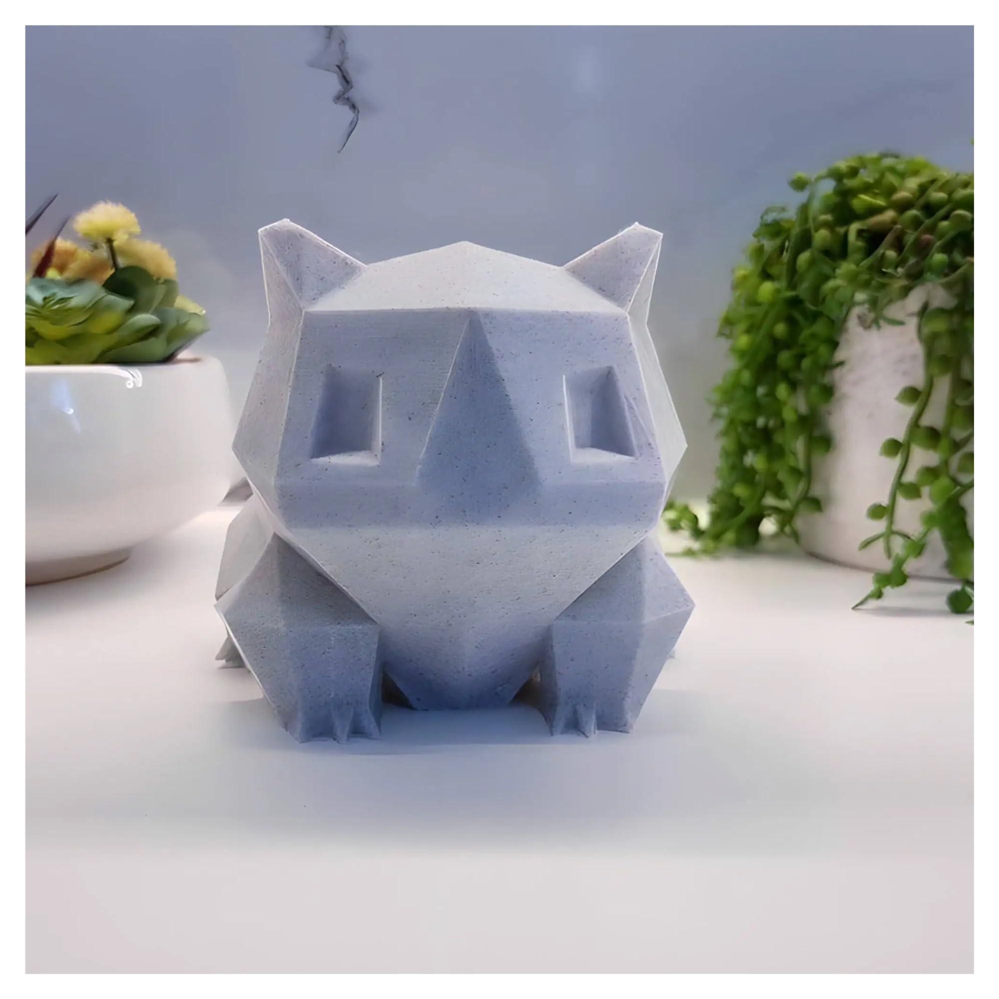 DOPHYRANIX Niedlicher Sukkulententopf Als Stiftehalter – Baum-Design, 15,2 Cm, PVC | Geschenk Für Kinder & Pflanzenfans