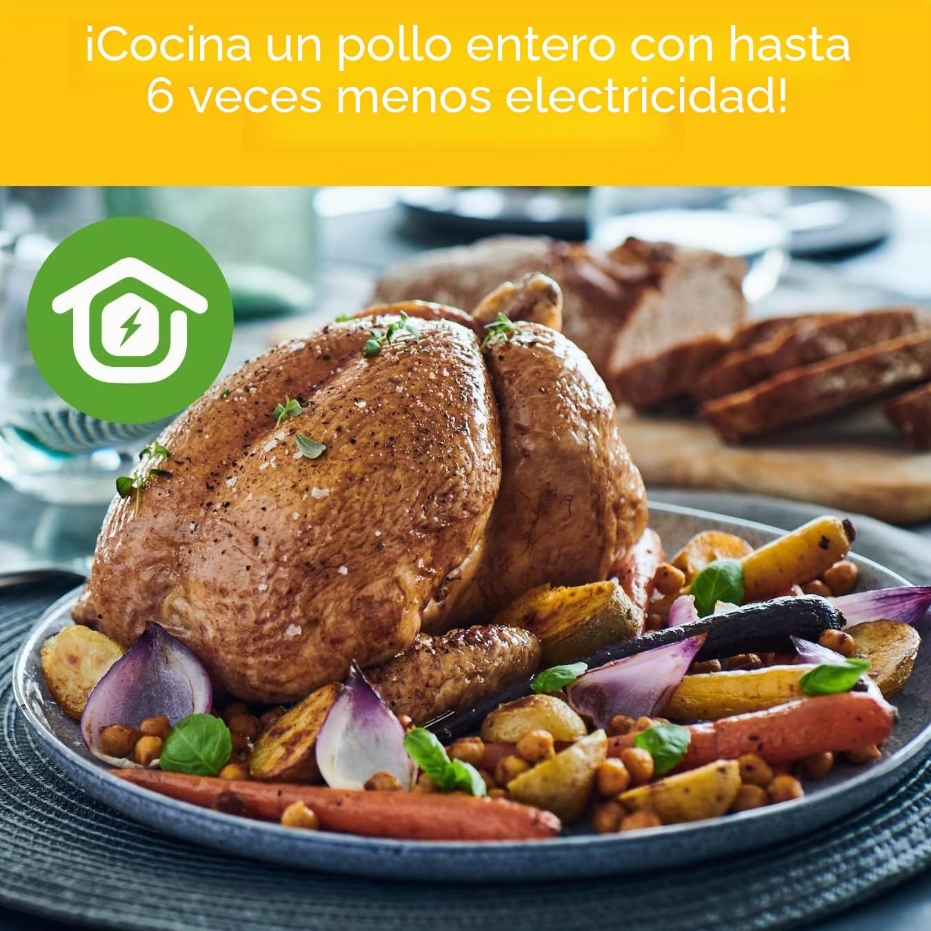 Pressure King Pro (4,8 L) - Olla a presión digital 14 en 1 de Drew&Cole - Incluye aplicación móvil Drew&Cole Recipe gratuita - Cocina de bajo consumo - Revestimiento antiadherente - Fácil de limpiar -