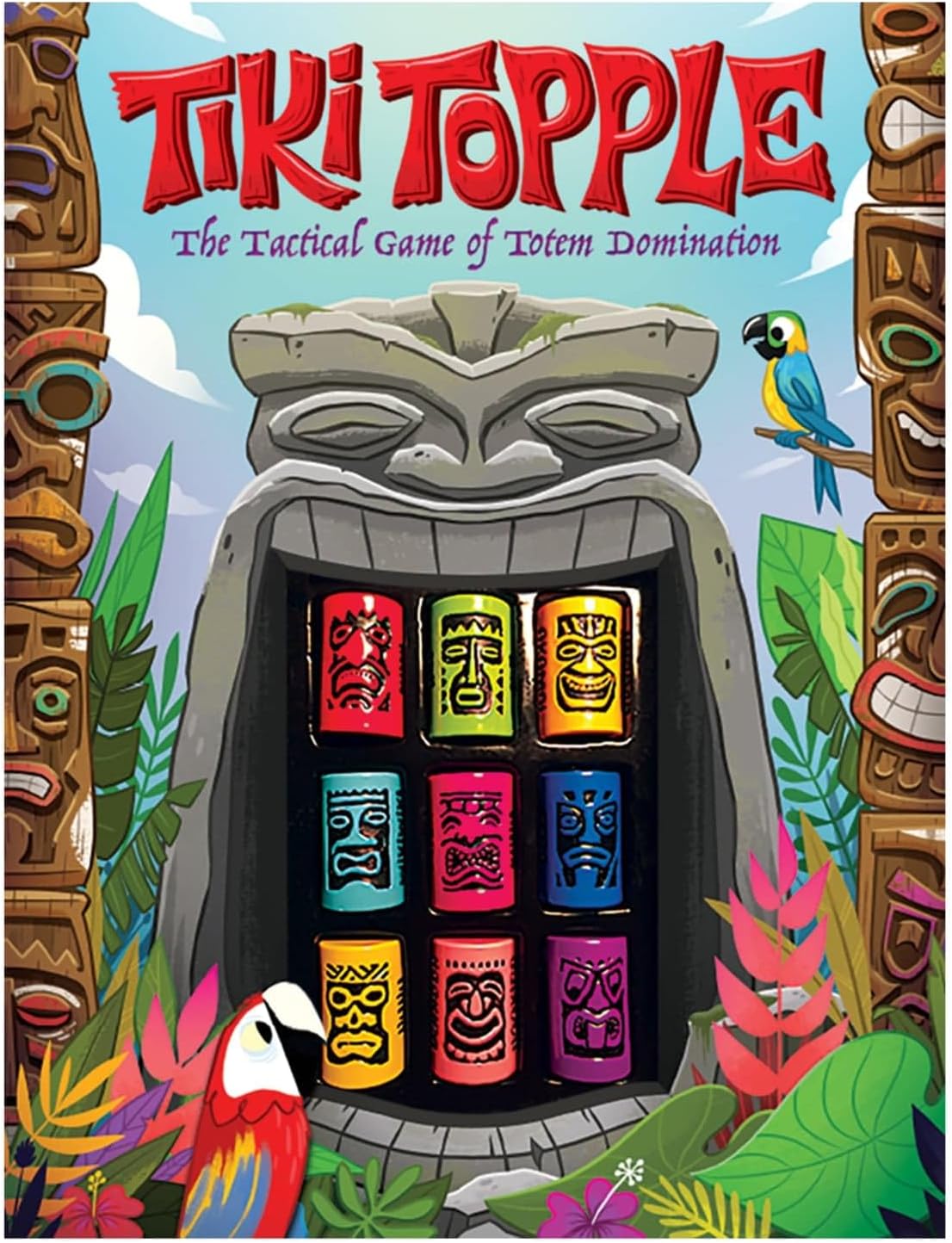 Gamewright Tiki Topple Game, Multicolour