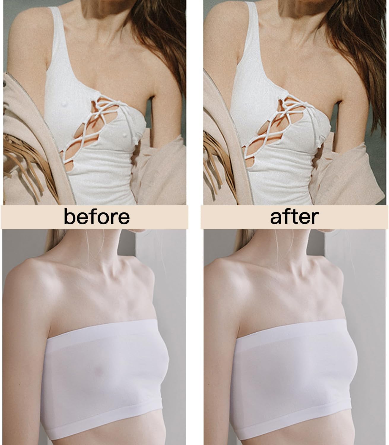 100 Pieces Disposable Pasties Nipple Covers, Invisible Nipple Petals Beige