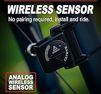 Vista 6 de CATEYE Velo - Computadora inalámbrica para bicicletas, ciclocomputadora analógica inalámbrica, velocímetro y odómetro, seguimiento de calorías