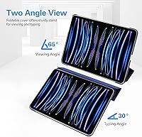 Vista 6 de ProCase Funda para iPad Pro de 11 Pulgadas Estuche 2022/2021/2020/2018, Carcasa Trasera Rígida Delgada con Soporte Cubierta Inteligente para iPad