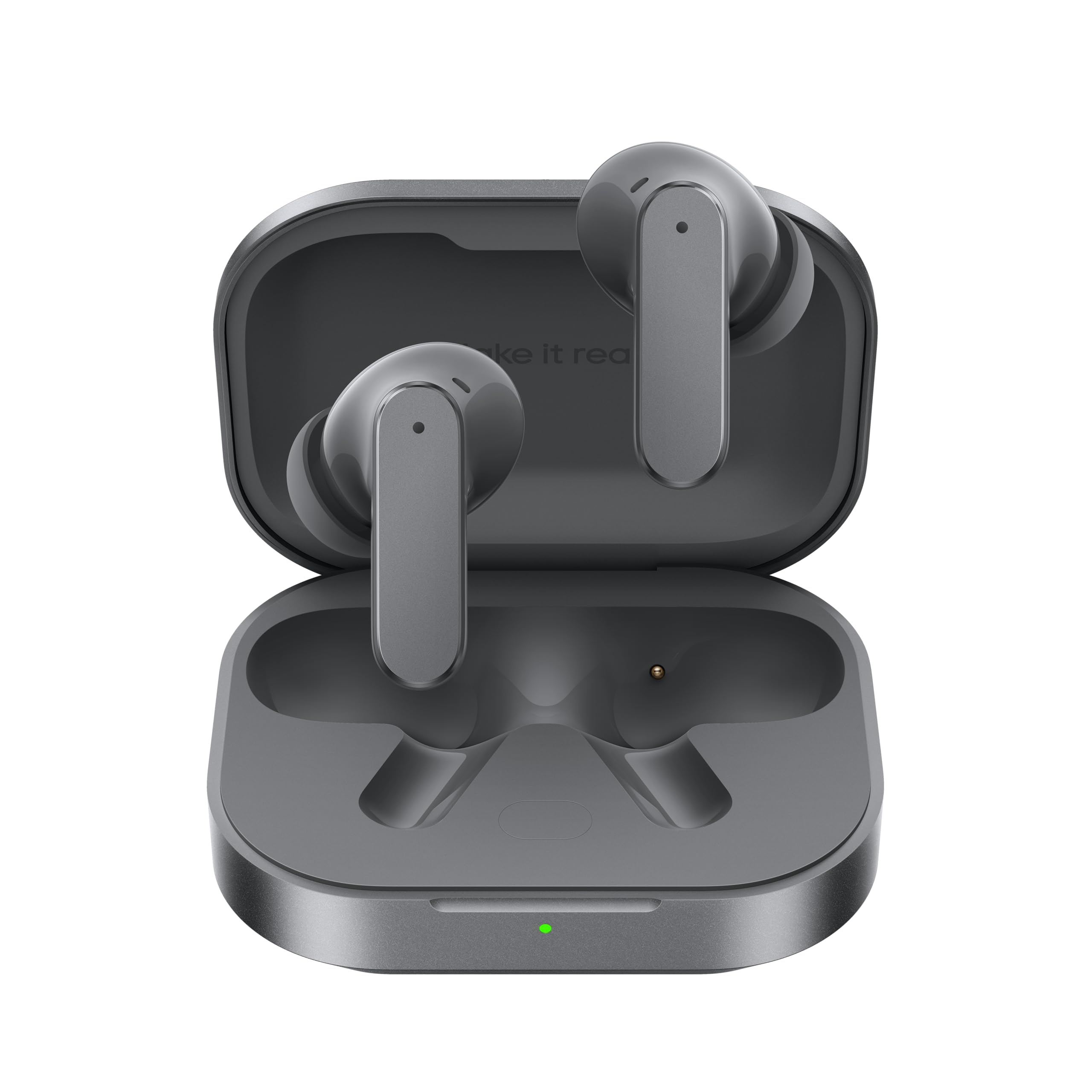 realme Buds Air 8 Auricolari Bluetooth, Cuffie Wireless ANC 55dB con Audio Hi-Res LDAC, 6 Microfoni per Chiamate, 58 Ore di Autonomia, IP55 Impermeabile, Bluetooth 5.4, Cuffie In-Ear per Sport, Grigio