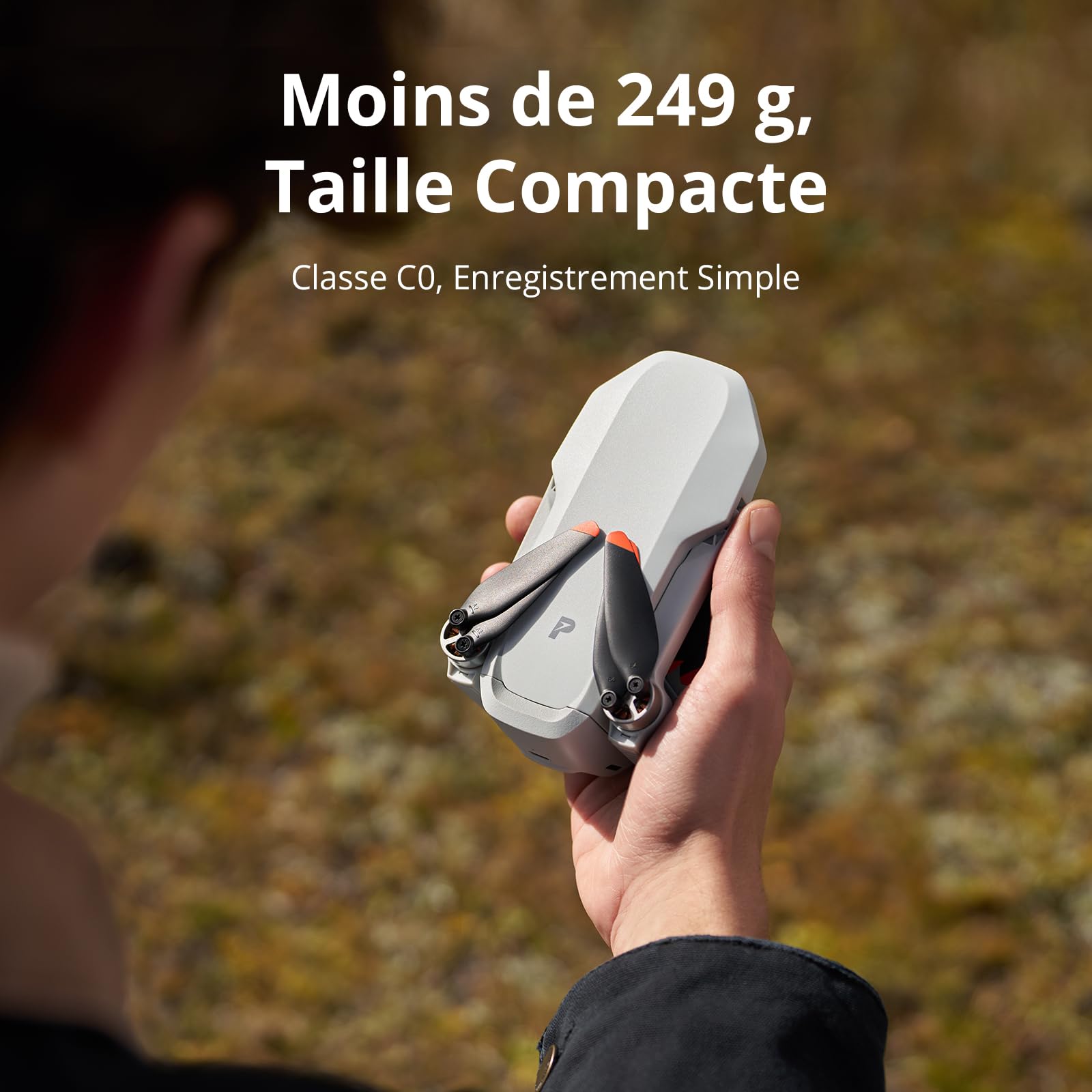 Potensic ATOM 2 Drone avec Caméra, Photo 8K, Vidéo 4K HDR avec Gimbal à 3 Axes, Moins de 249 g, Transmission 10 km, AI Suivi/AI Nuit/Prise de Vue Verticale/QuickShots, Fly More Combo(96 Min de Vol)