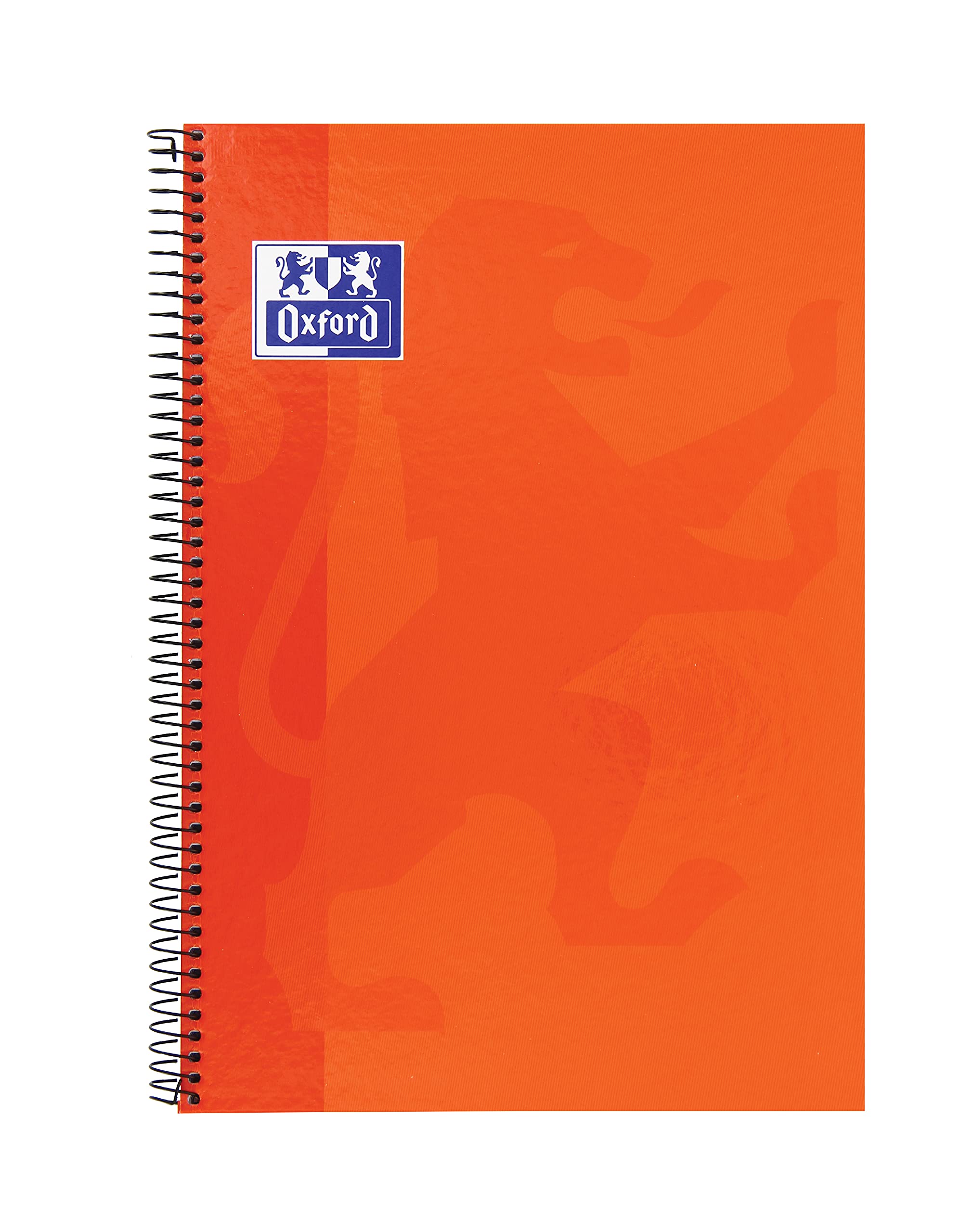 Oxford, Notatniki A4 (Folio), 4 x 4 okładka, 80 arkuszy, opakowanie 5 zeszytów, żywe różne kolory