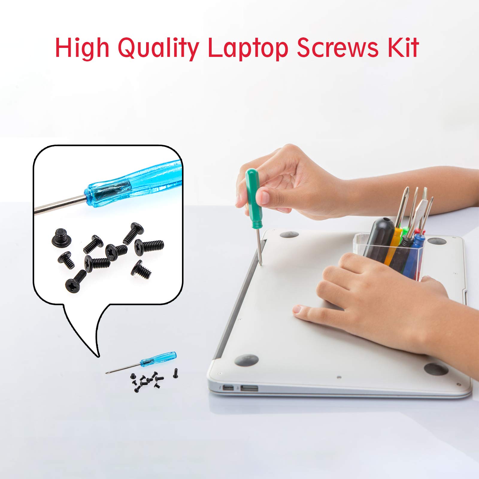 Juego de 800 tornillos M2 M2.5 M3 para ordenador portátil IBM HP Dell Samsung Sony Toshiba Gateway Acer Lenovo (10 tamaños)