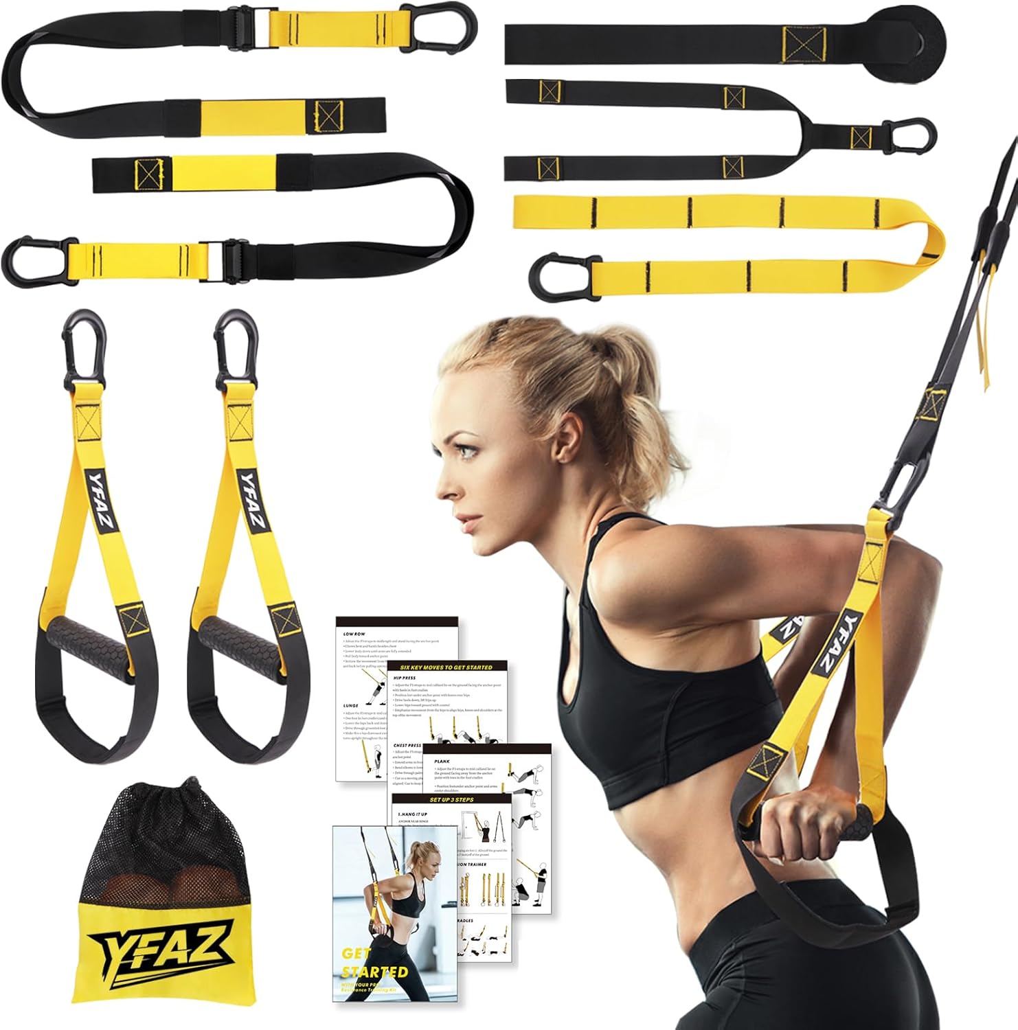 Home Resistance Training Kit for All Levels, Suspension...