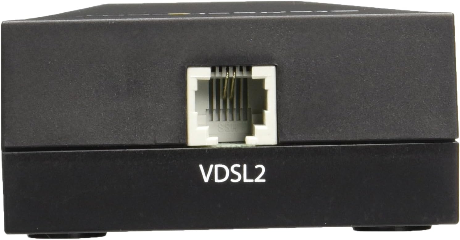 StarTech.com Ethernet Extender Kit Over VDSL2 Copper Phone Line - 10/100Mbps Converter - 1.5km -Long Range RJ45 LAN Network Extender to RJ11 w/ESD (110VDSLEXT2)