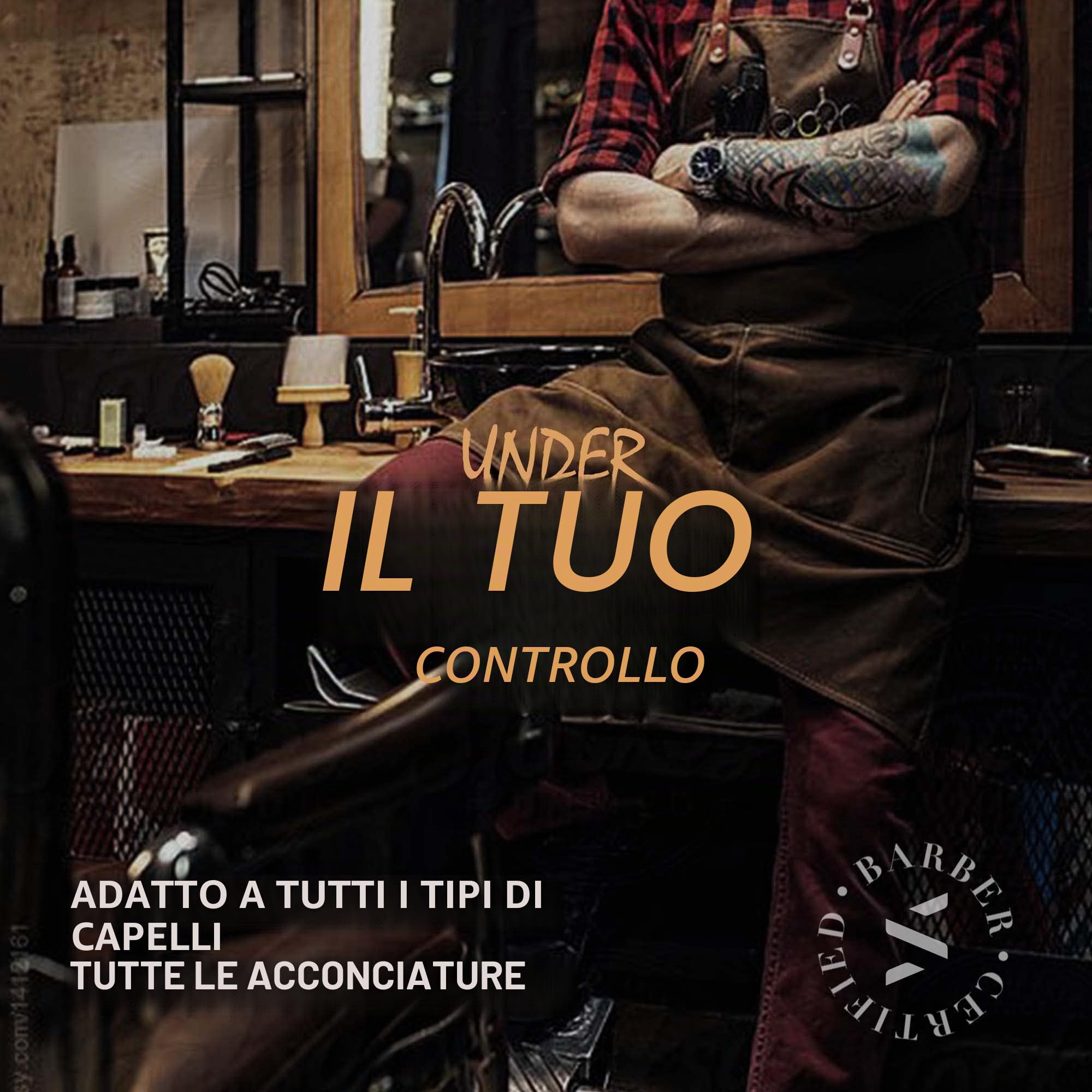 SUPRENT Tagliacapelli Uomo Professionale, Elettrico Taglio Capelli Taglierina Macchinetta senza fili, Regolabarba Uomo Kit con Pettini Guida in acciaio inox (Argento)
