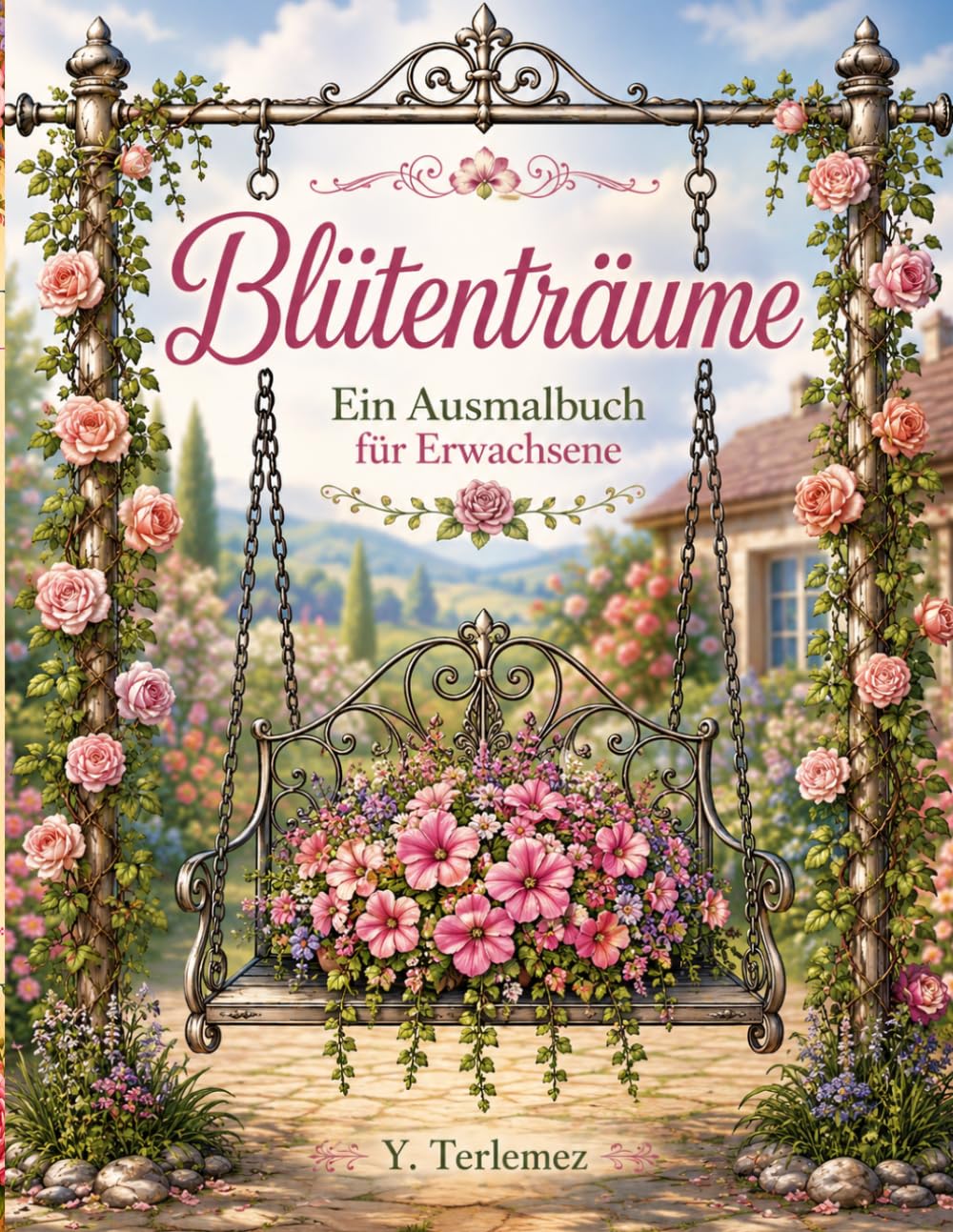 Blütenträume: Ein Ausmalbuch für Erwachsene
