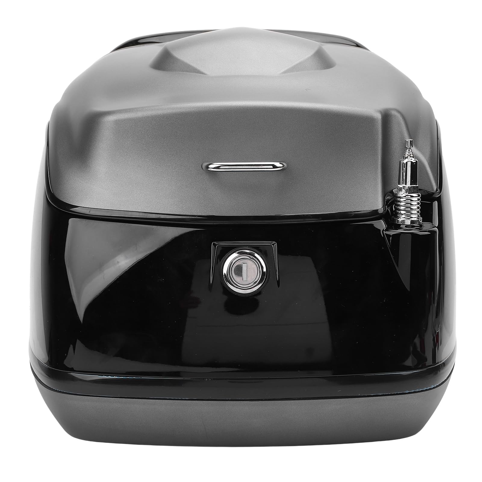 KIMISS Boîtier Supérieur de Moto Style Rétro Eau Haute Résistance Grande capacité Coffre Coffre Scooter électrique 38L (Gold)