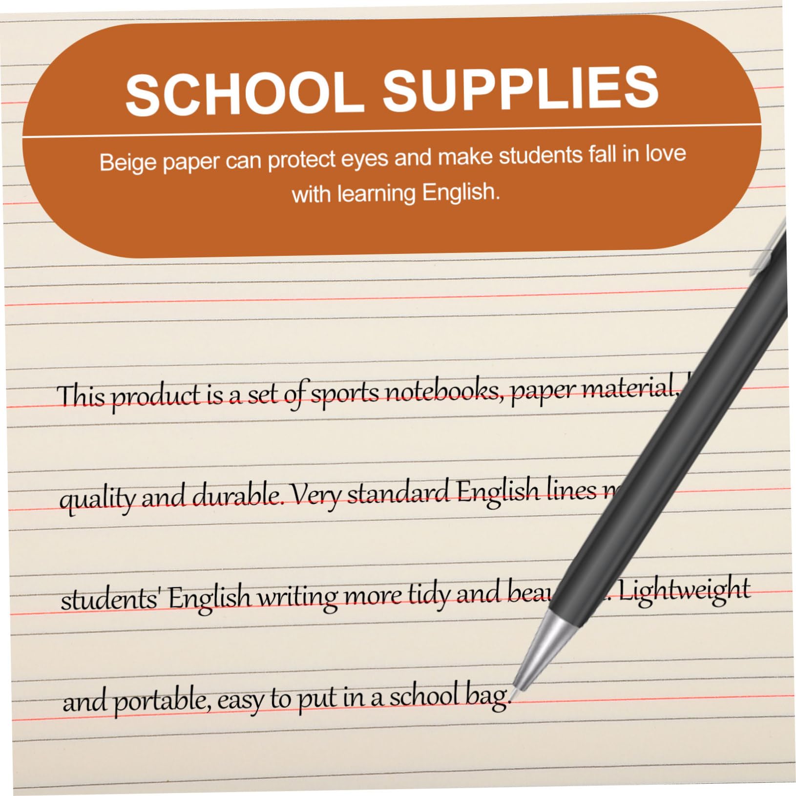 DOITOOL 10pezzi Quaderni Esercizi in Inglese Quaderni Scolastici Libri Scrittura Mano Materiale Scolastico Per Studenti
