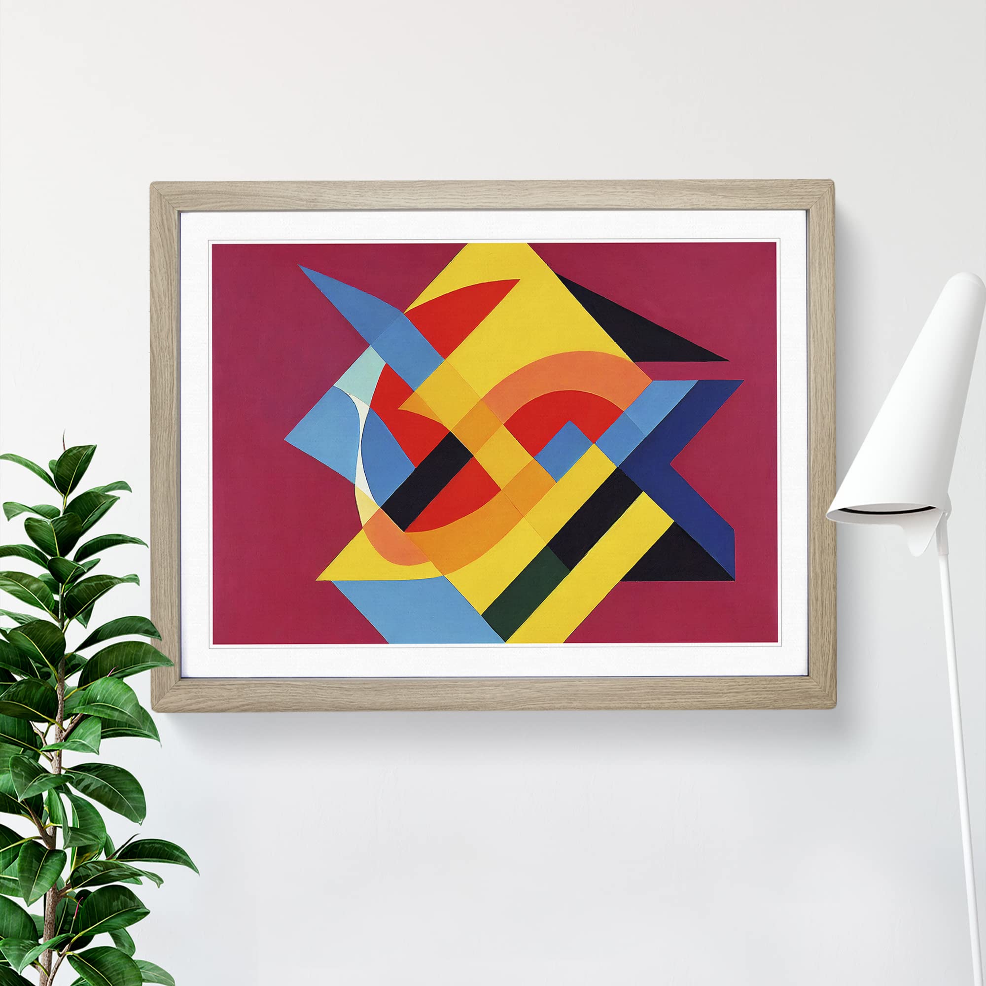 Supreme Abstract Art Framed Print, Oak, A3 (46 x 34 cm) - Image 2