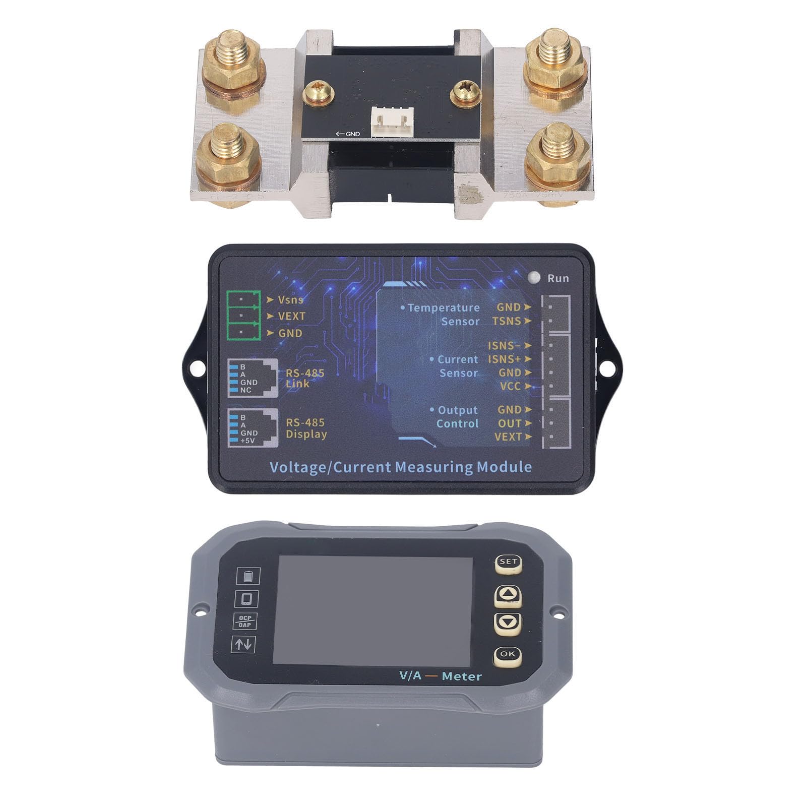 Monitor della batteria, Buona conducibilità, rame ABS, 2 modi, Capacità, Indicatore della batteria
