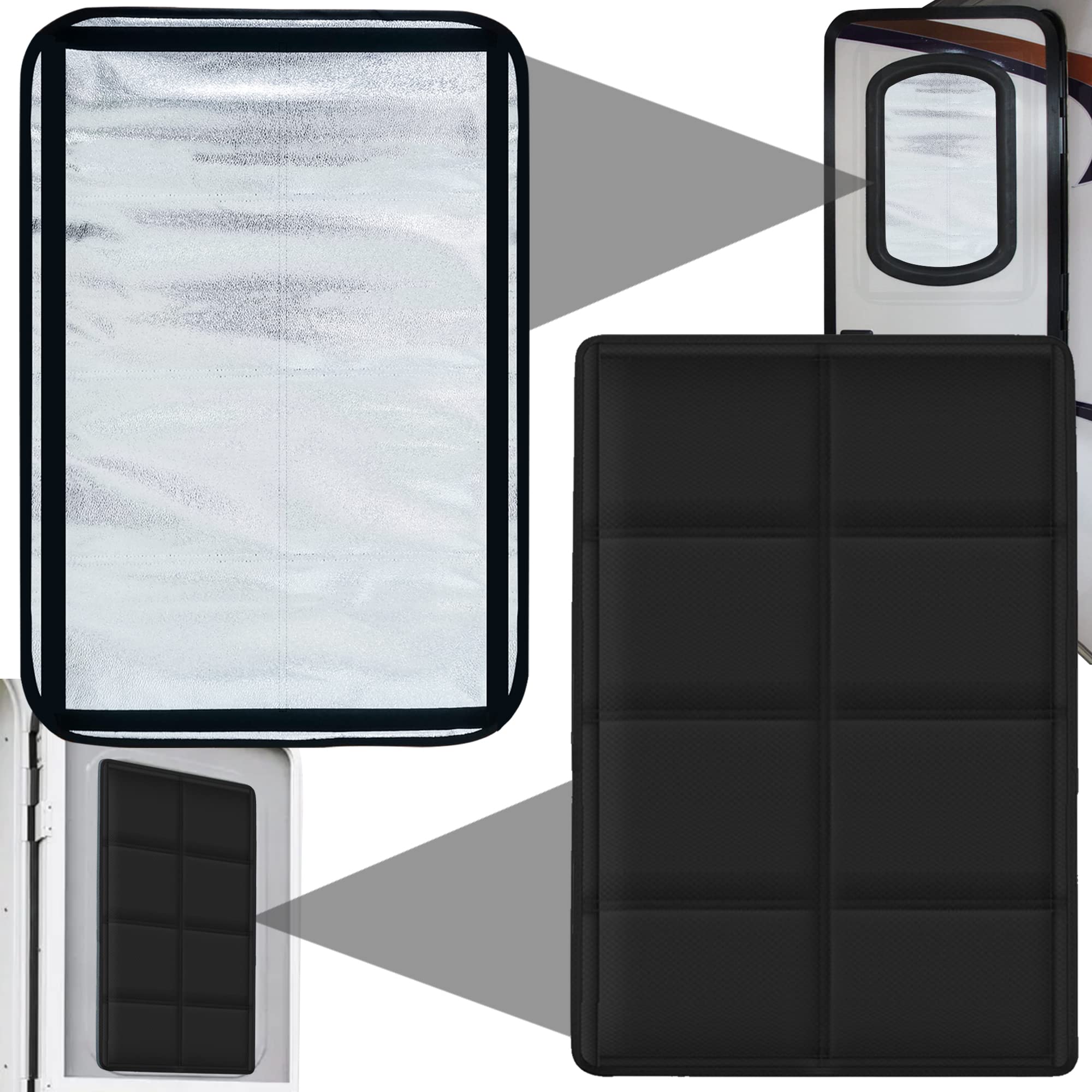 Photo 1 of RV Murts RV Window Shade, 15" x 22" -Black