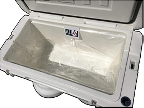 Miniatura 10 de Allinliner Forro de plástico para enfriador  Forro enfriador desechable  Sin BPA para pesca, camping, barbacoa, carnicería, bebidas, bolsas de hielo