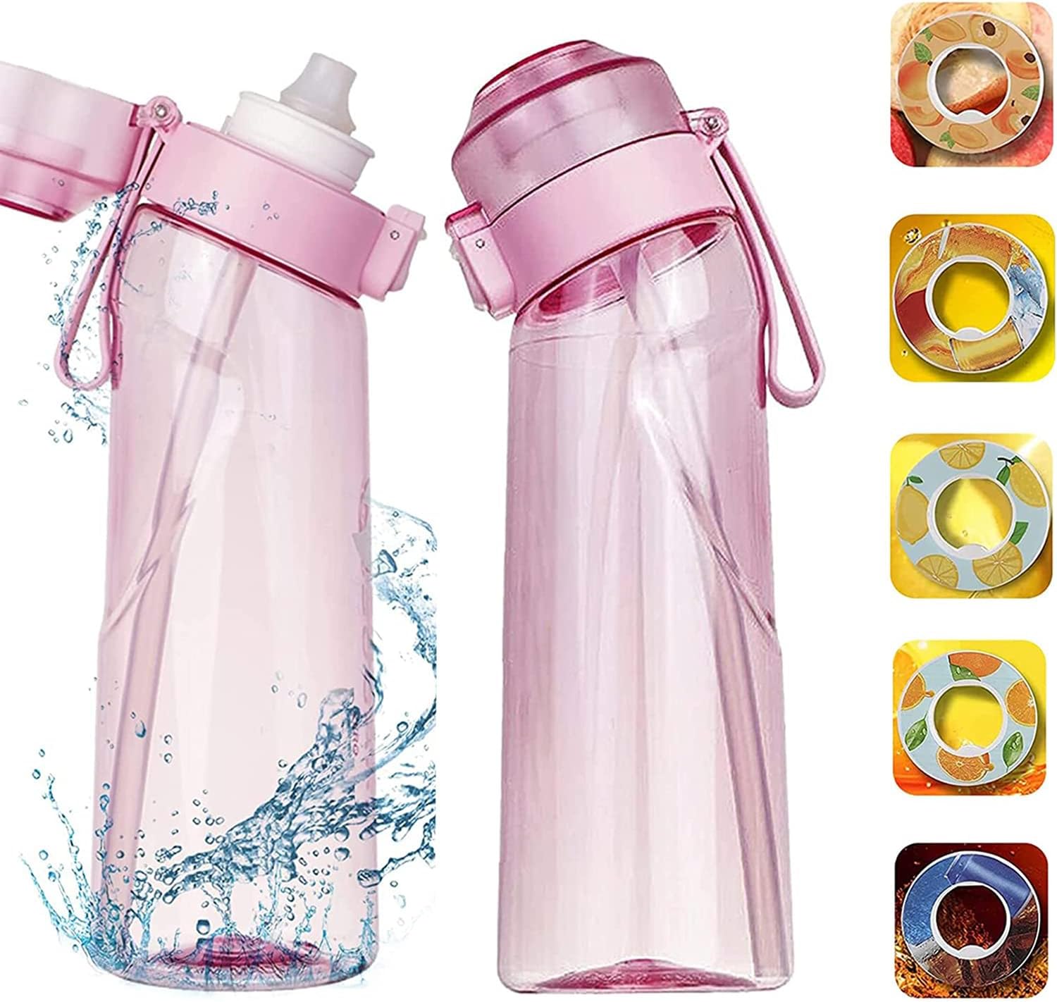 650ml Air Up Water Bottle Set Drinking Bottles with 5 Fruit Flavour
