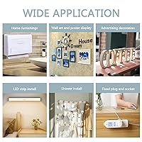 Vista 6 de 3M Cinta de Doble Cara 0.39"×16.5 pies, Cinta de Pared de Doble Cara sin Daño, Cinta de Montaje de Espuma de PE Resistente Extraíble Impermeable