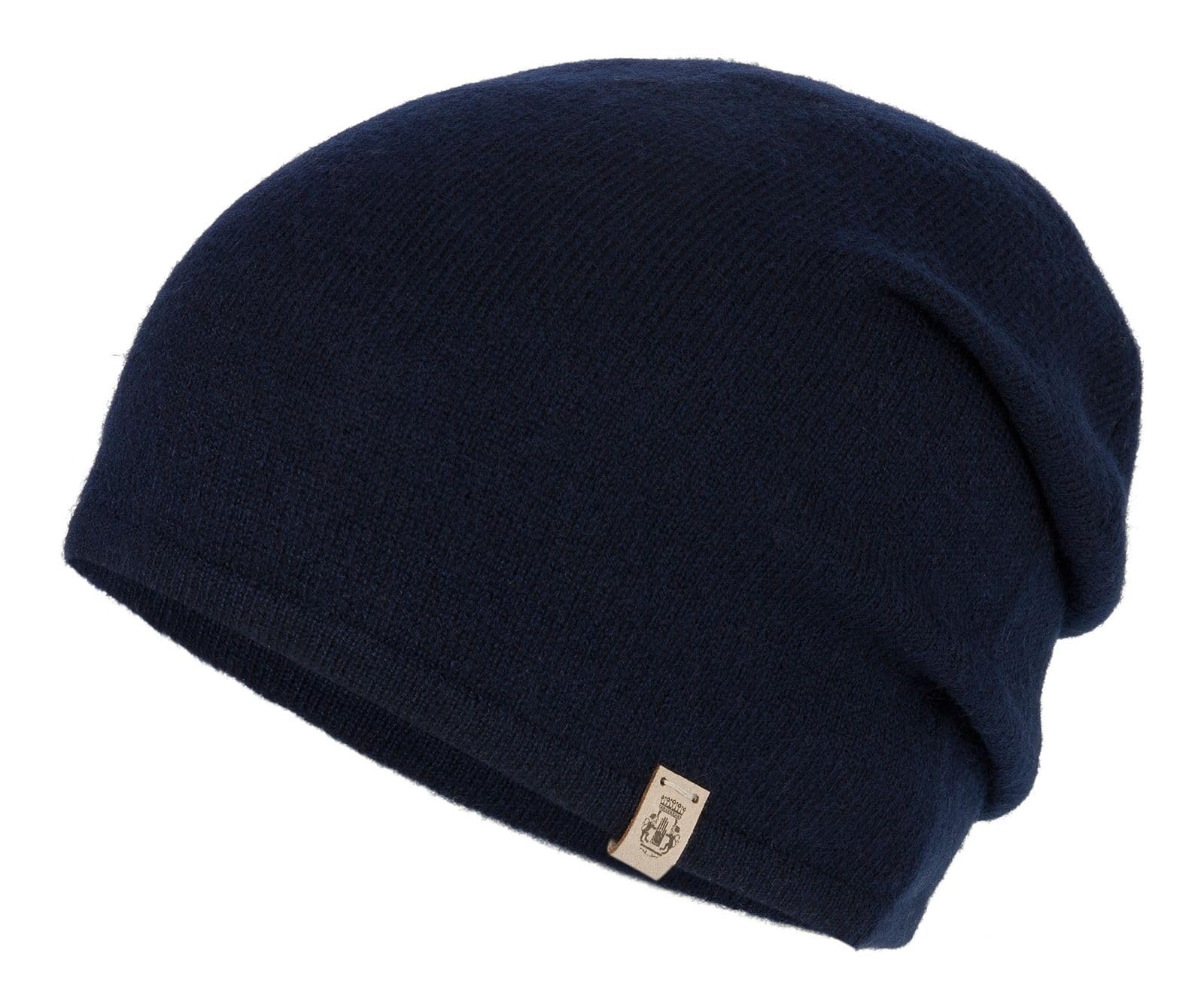 Roeckl Herren Pure Cashmere Beanie Dunkelblau